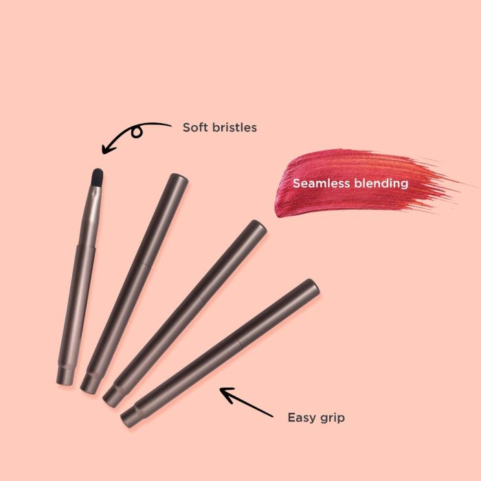 Mini Lip Brush Dark gray Mumuso