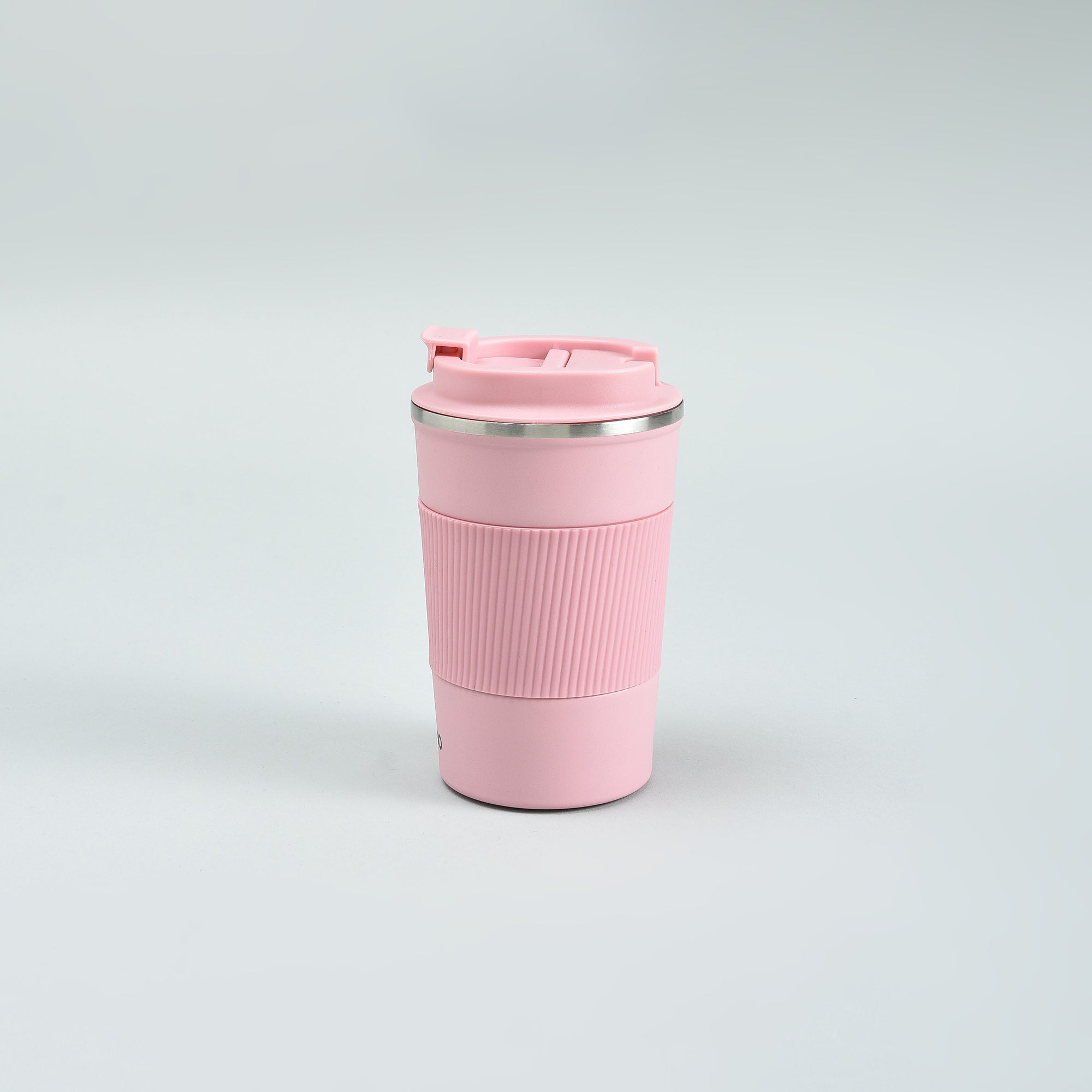 Portable Insulated Coffee Cup- Pink/380ml