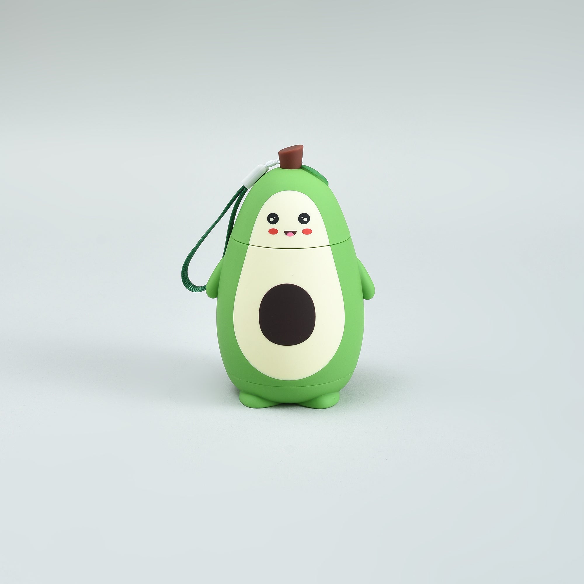 Adorable Avocado-Shaped Green Glass Water Bottle-280mL