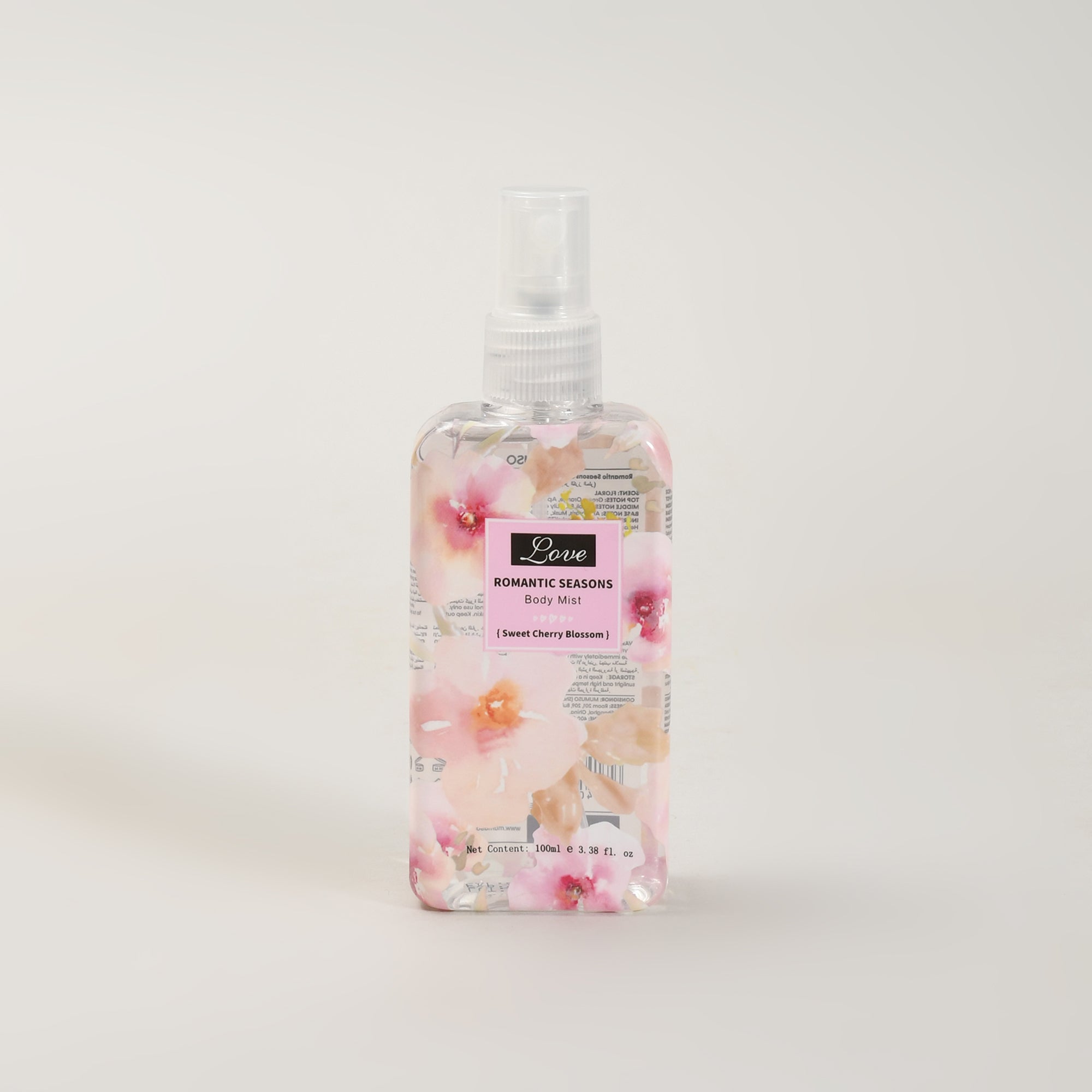 Romantic Seasons Series Body Mist 100ml- Floral- Sweet Cherry Blossom Fragrance