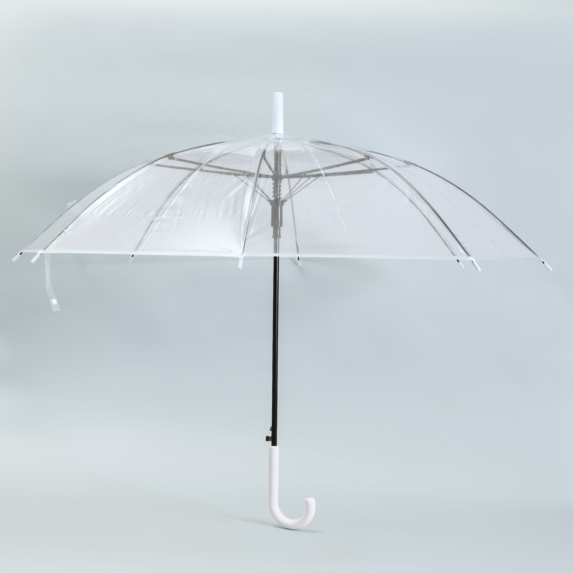 Mumuso J Handle Umbrella Transparent/ Clear