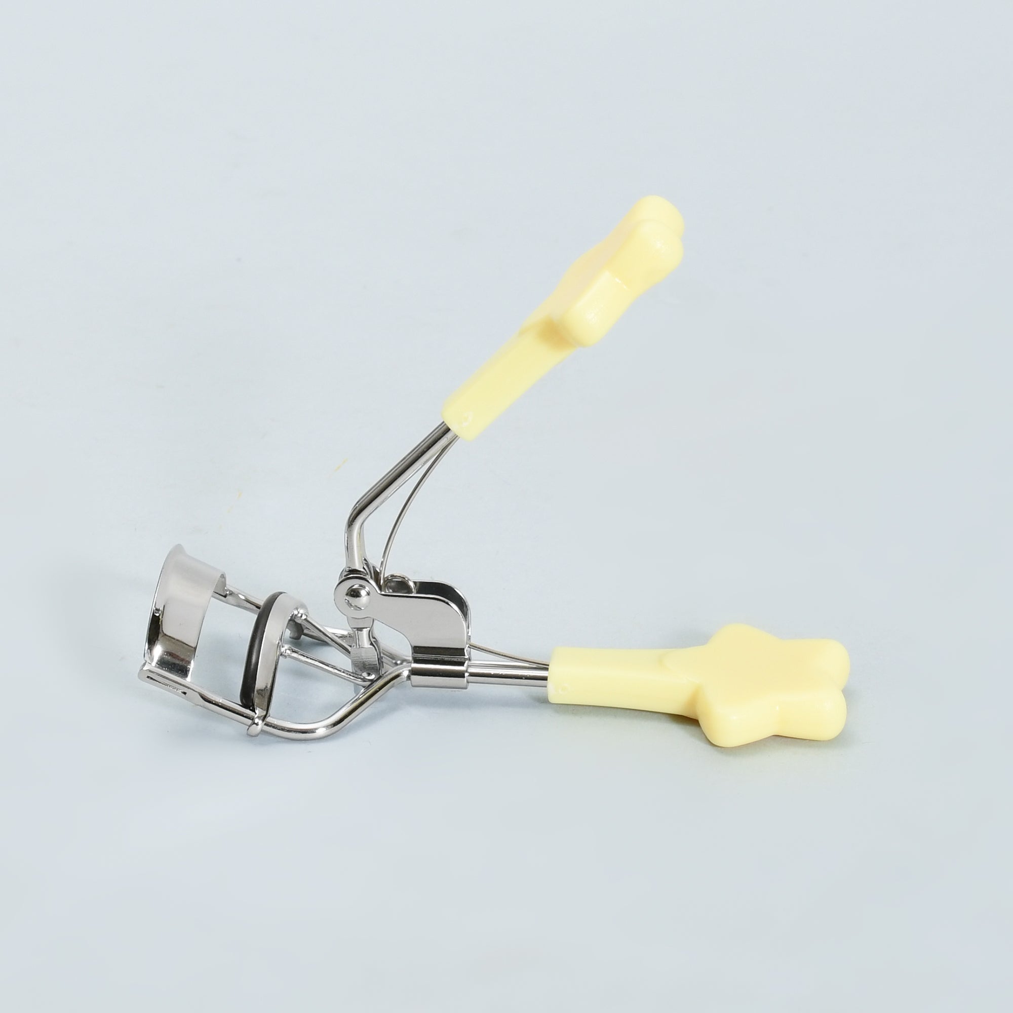 Mumuso Yellow Eyelash Curler with Star-Shaped Handle- Cute Panda
