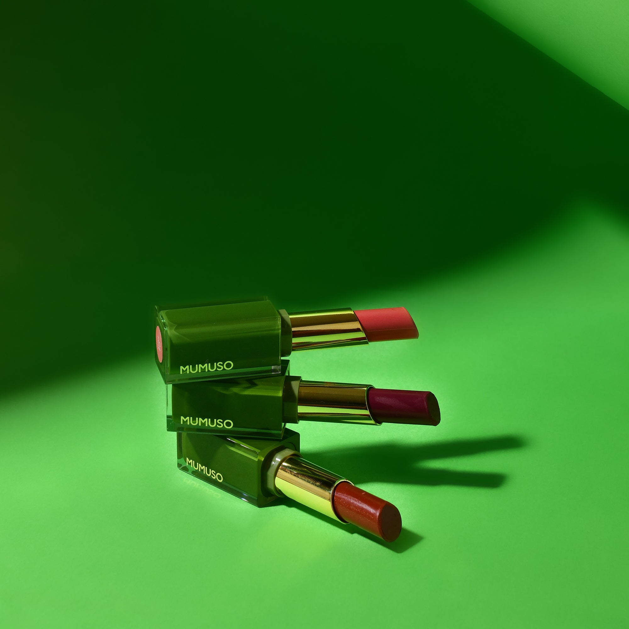 Luxe Velvet Kiss Lipsticks-Russet Red/ Pink/ Plum