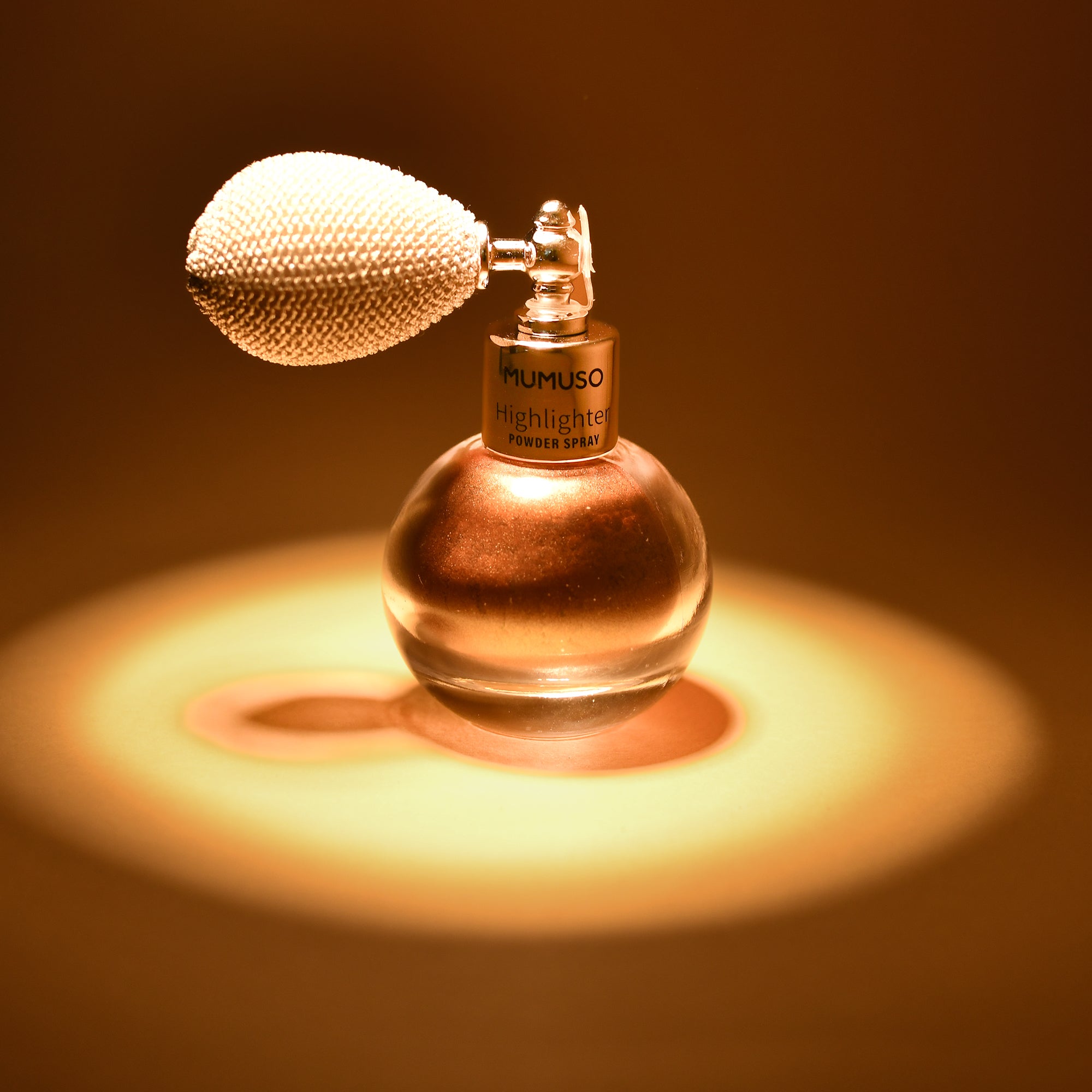 MUMUSO Highlighter Powder Face and Body Spray -Rose Gold