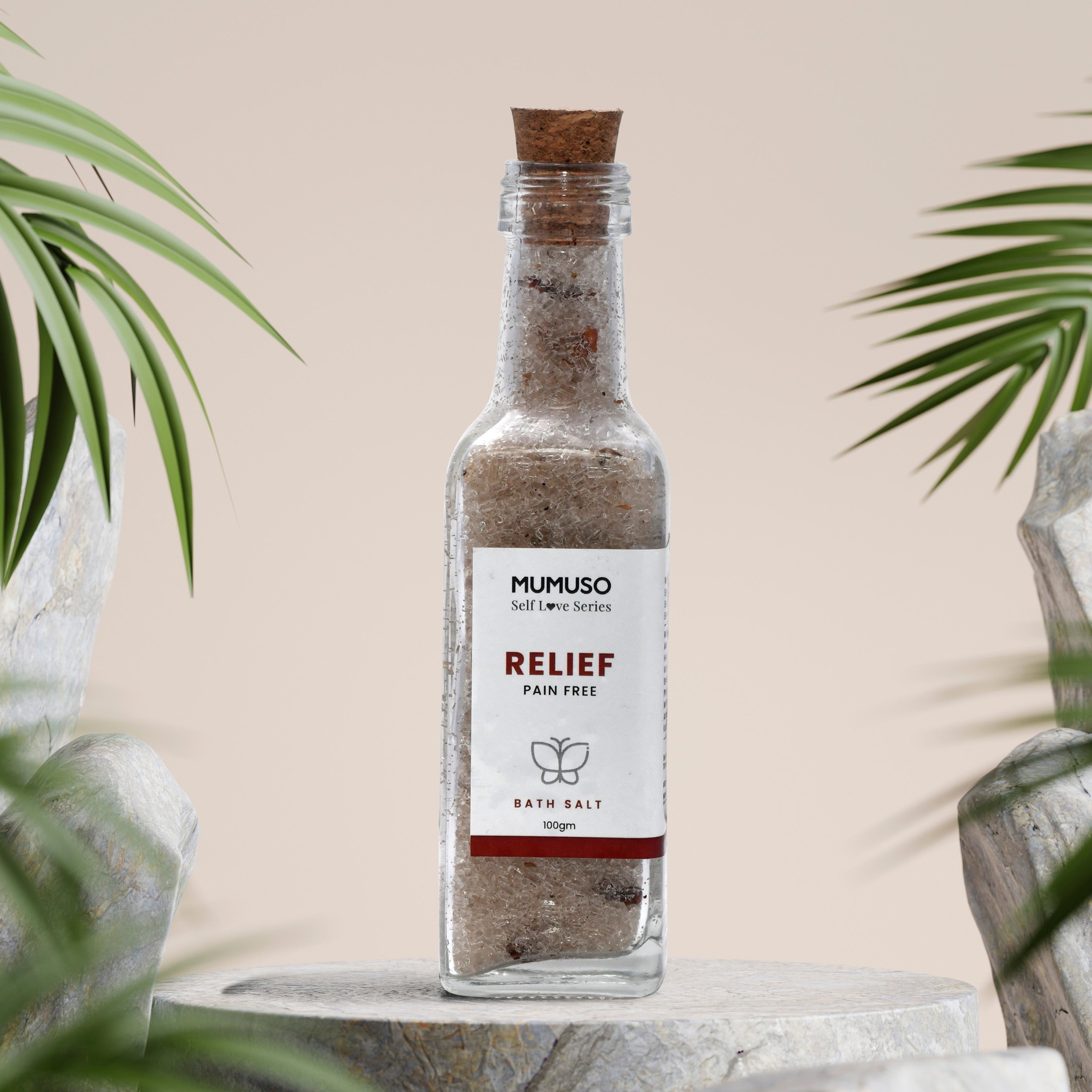 Mumuso Self Love Series Bath Salt - Pain Free/100 gm Mumuso