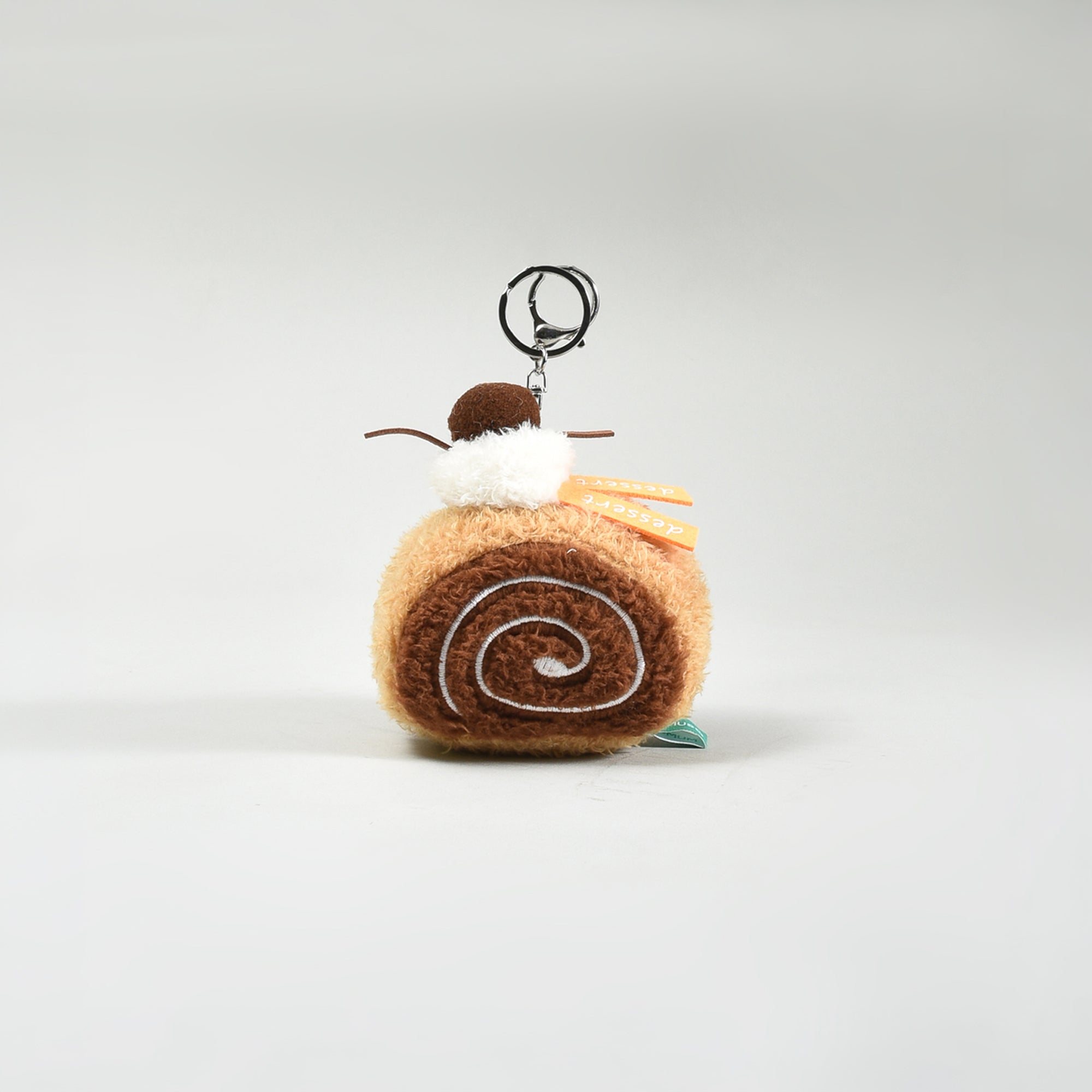So Tasty Mumuso Swiss Roll Key Chain- Brown