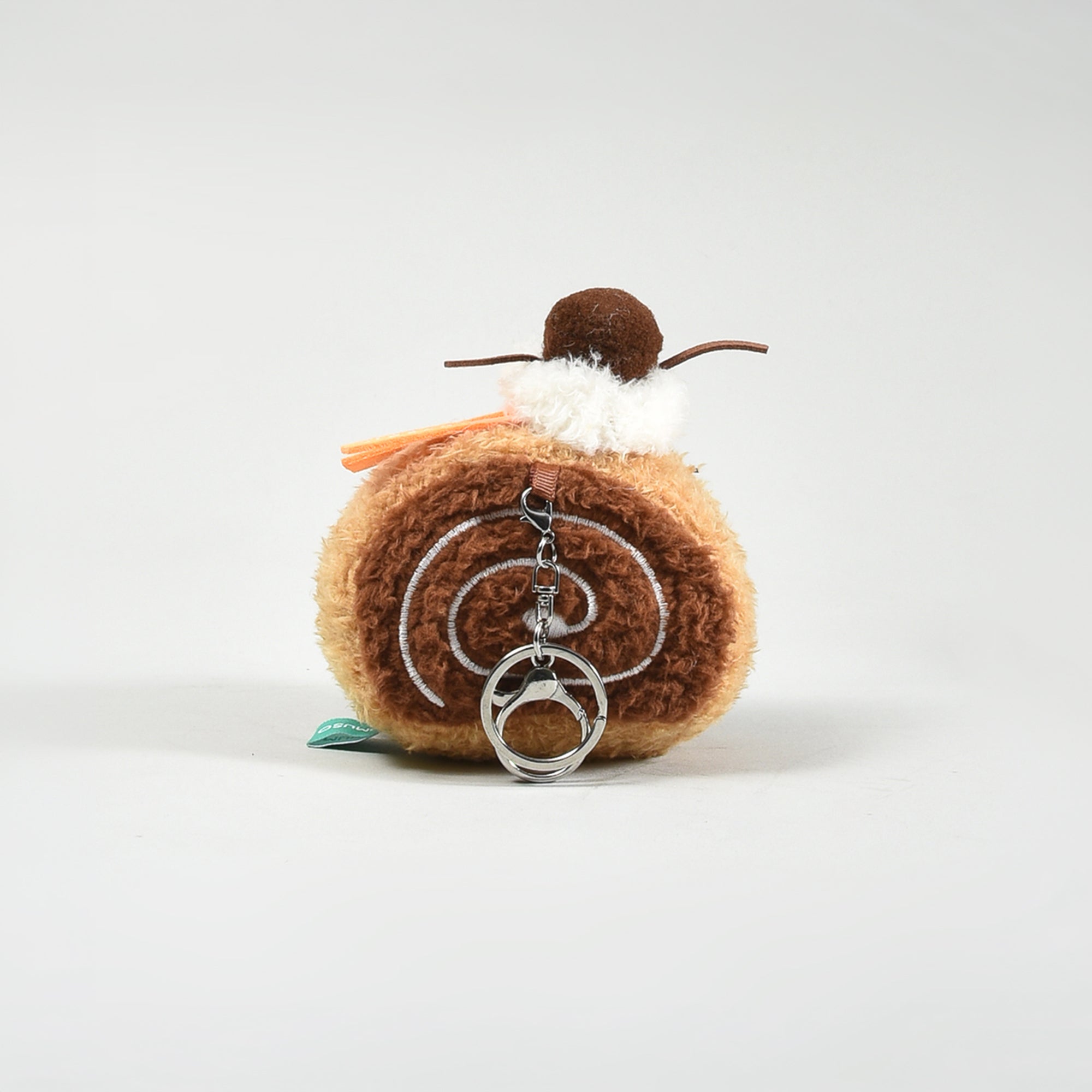 So Tasty Mumuso Swiss Roll Key Chain- Brown