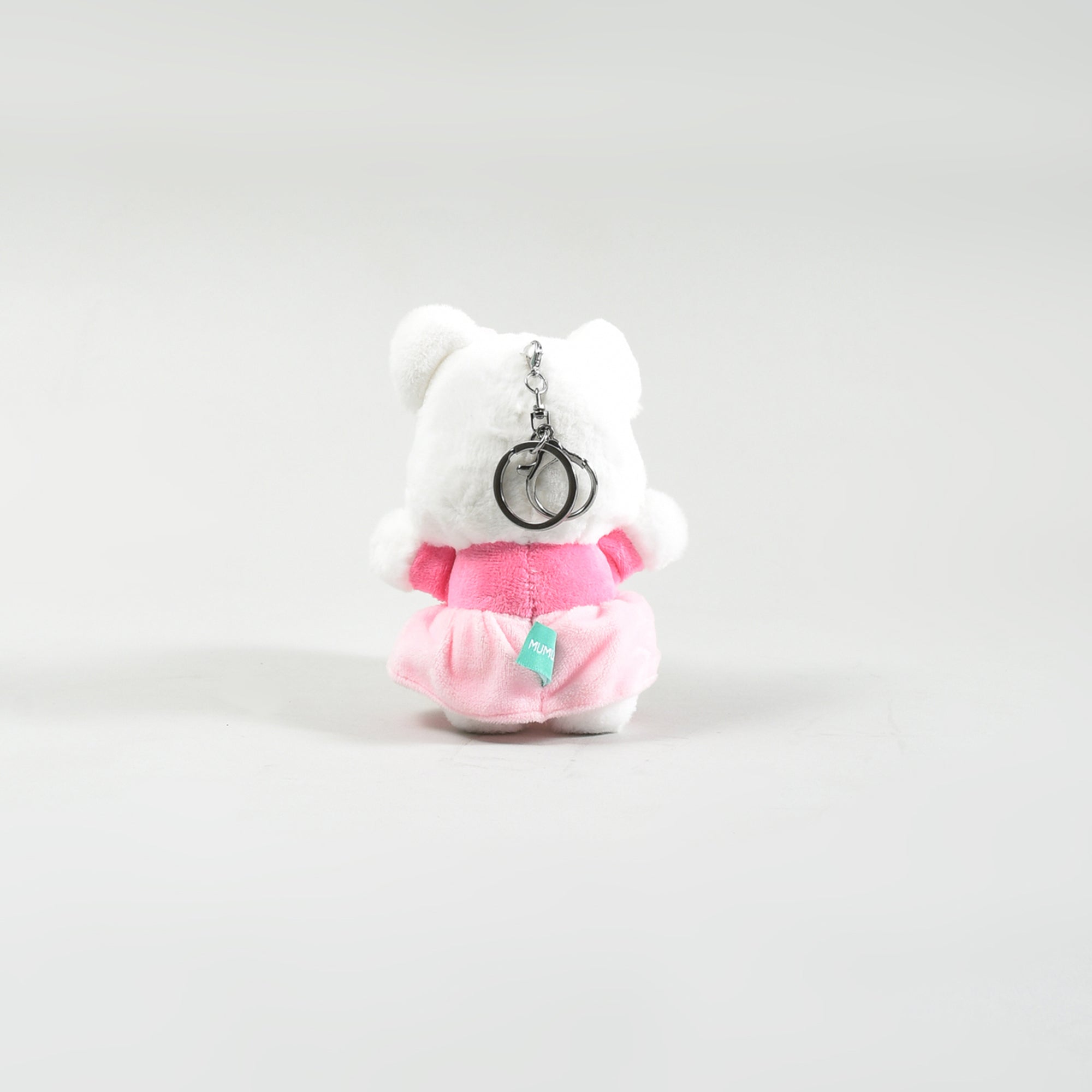 Mumuso Ballerina Bear Plush Keychain- Pink