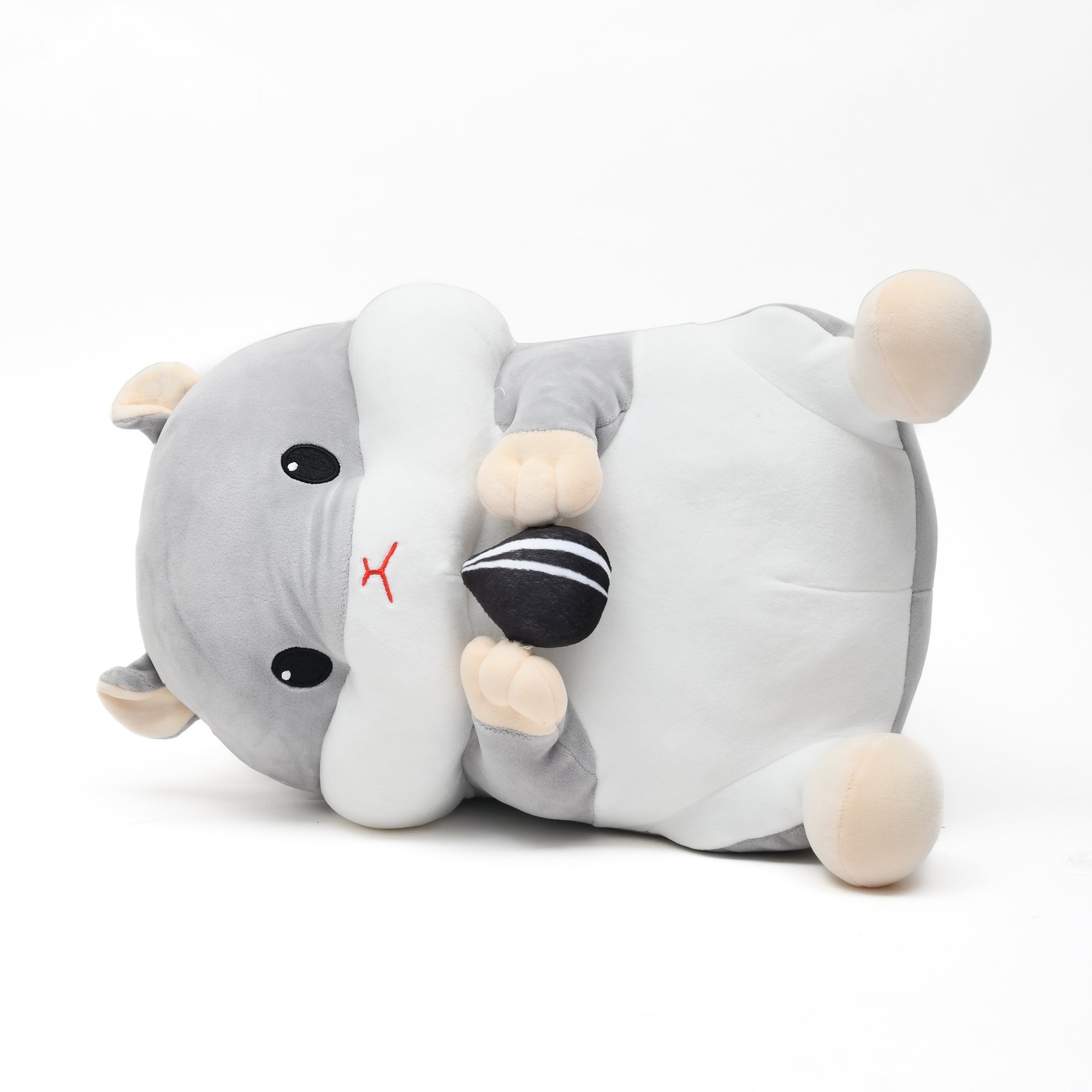 Cute Hamster Handwarmer Pillow- Beige and Gray