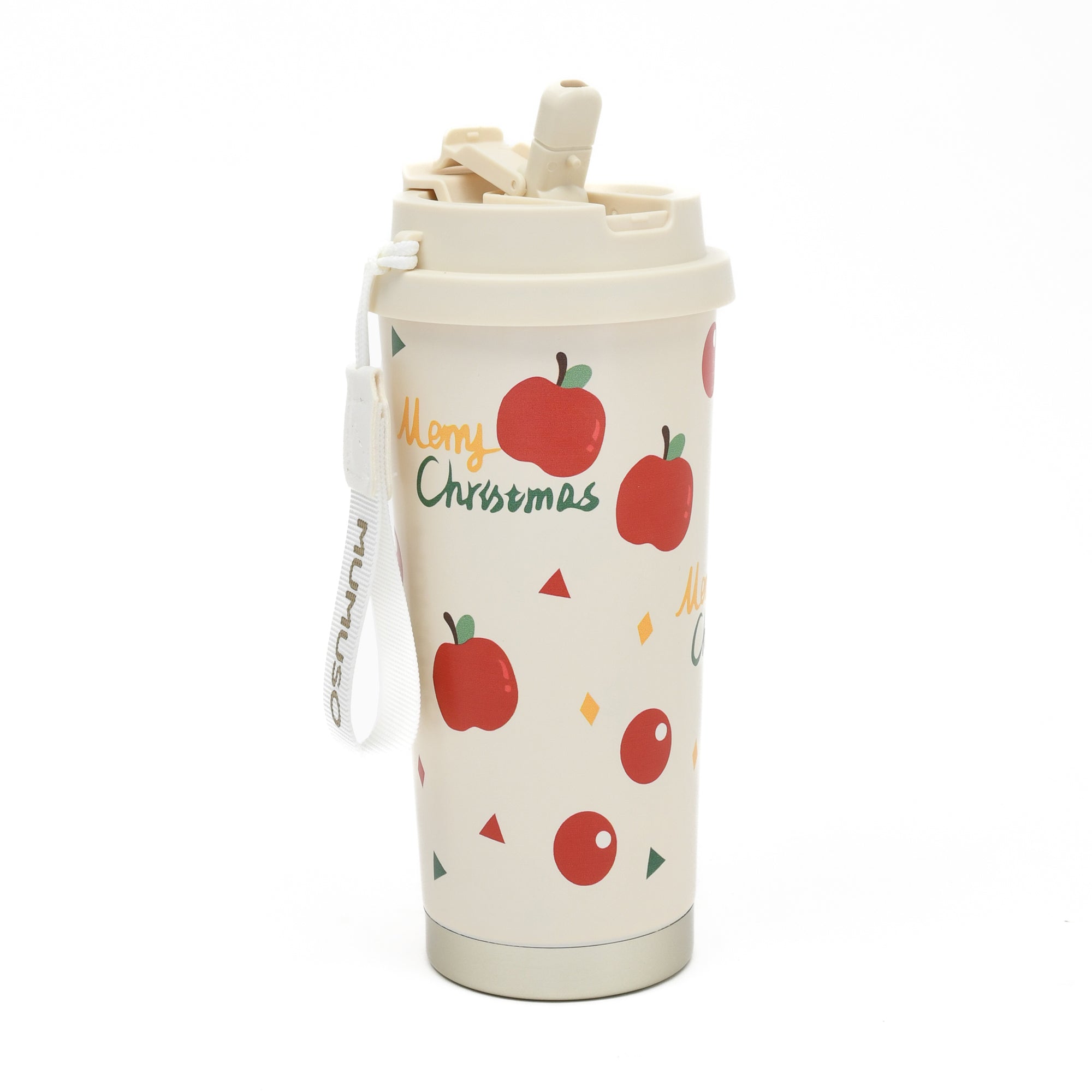 Christmas Dual-Use Insulated Coffee Tumbler (Santa Claus/500 mL)
