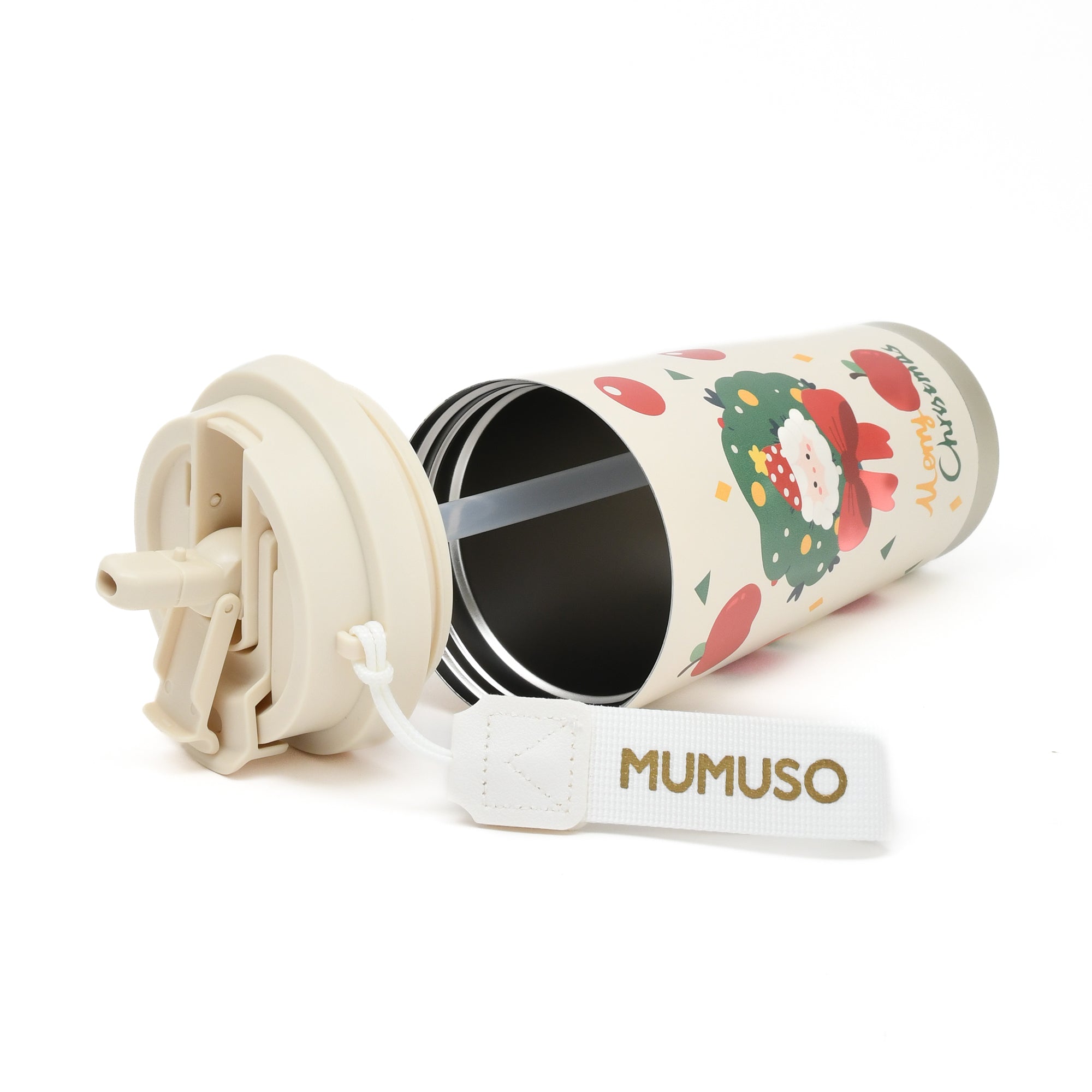 Christmas Dual-Use Insulated Coffee Tumbler (Santa Claus/500 mL)