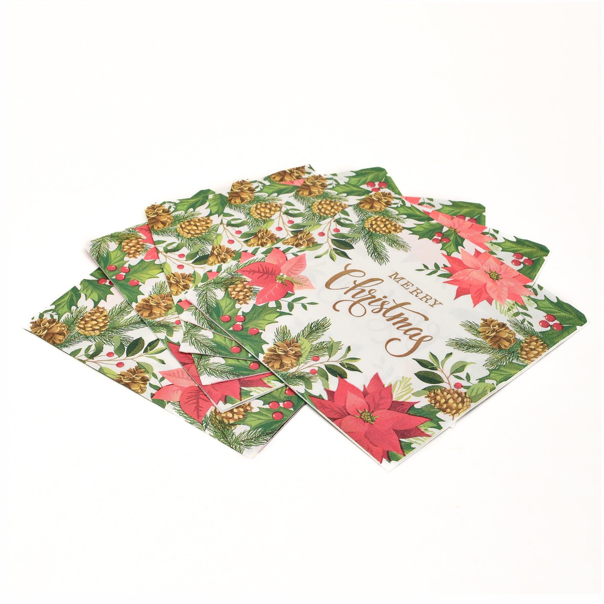 Mumuso Festive Christmas Napkins| Pack of 20