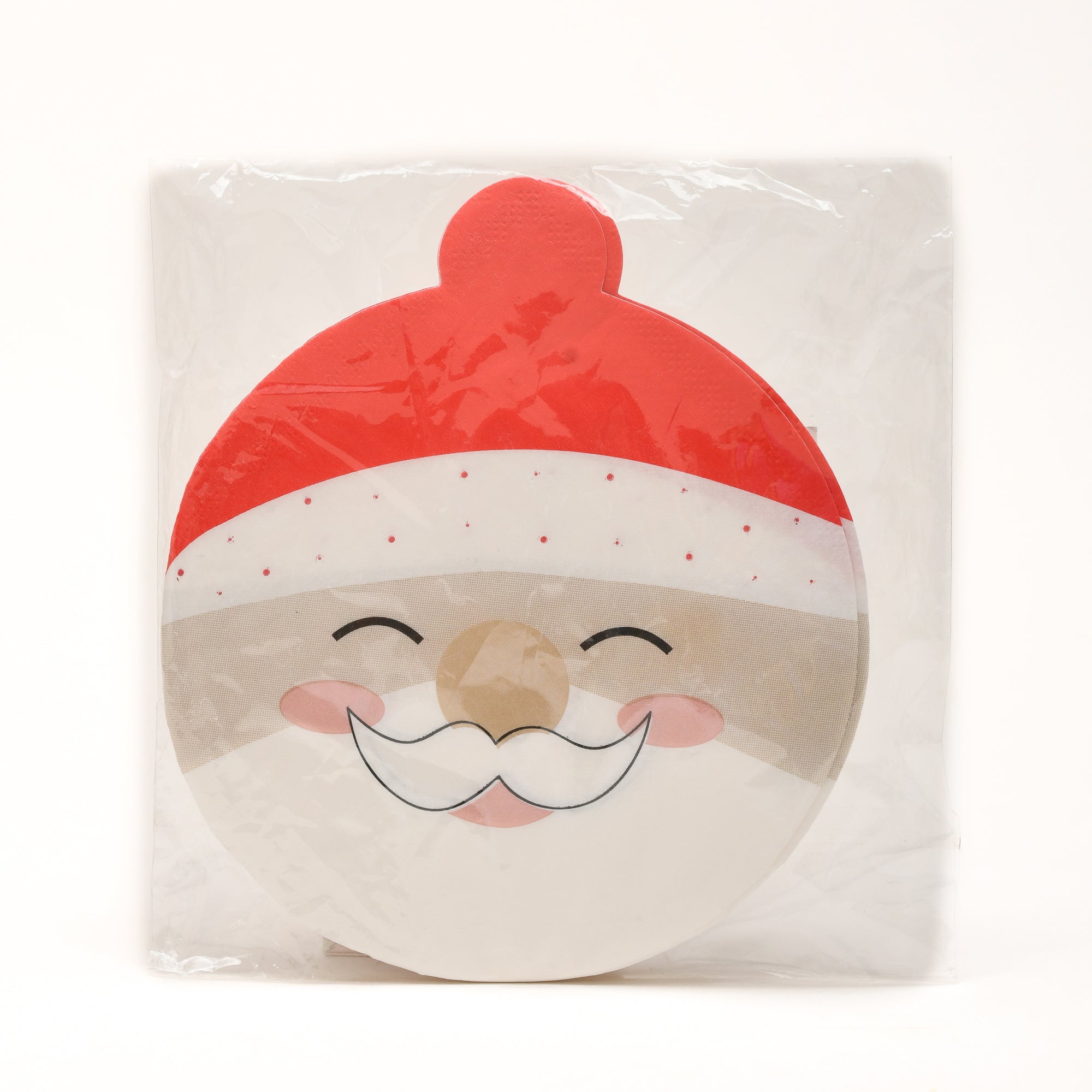 Santa Shaped Christmas Napkins- 20 sheets