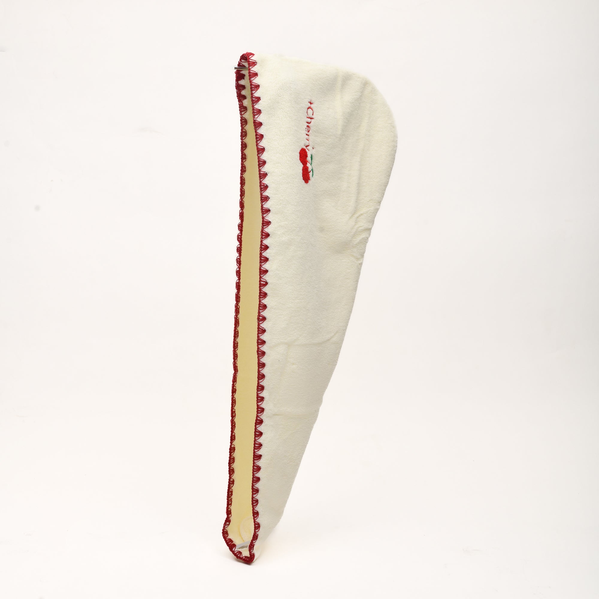 Water-Absorbent Coral Velvet Hair Drying Towel (Cherry)