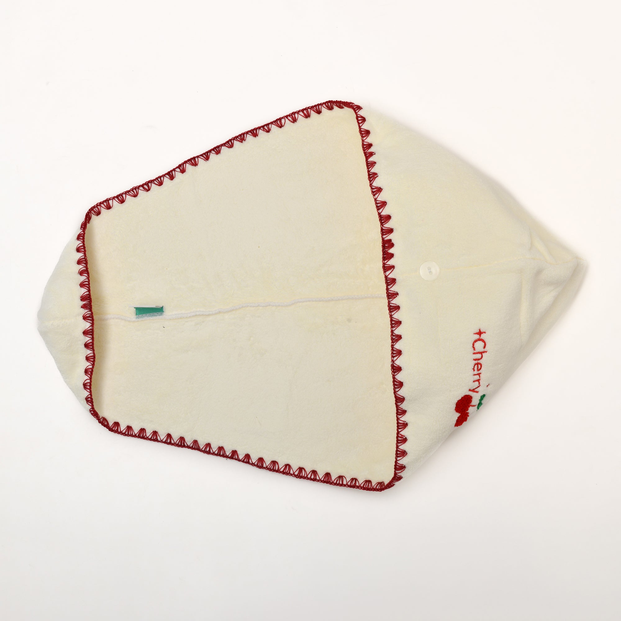 Water-Absorbent Coral Velvet Hair Drying Towel (Cherry)