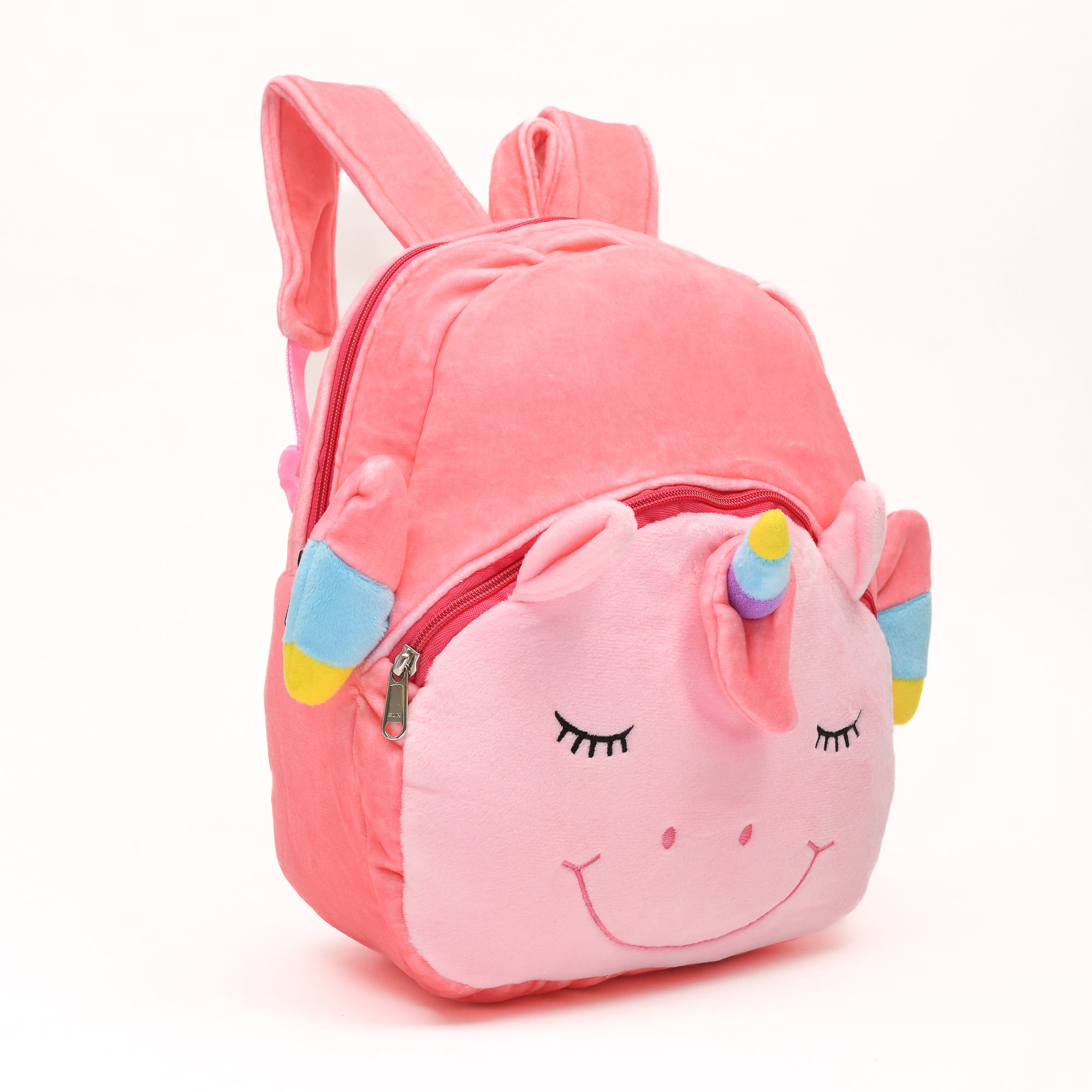 Unicorn Plush Backpack- 14inches/ Pink