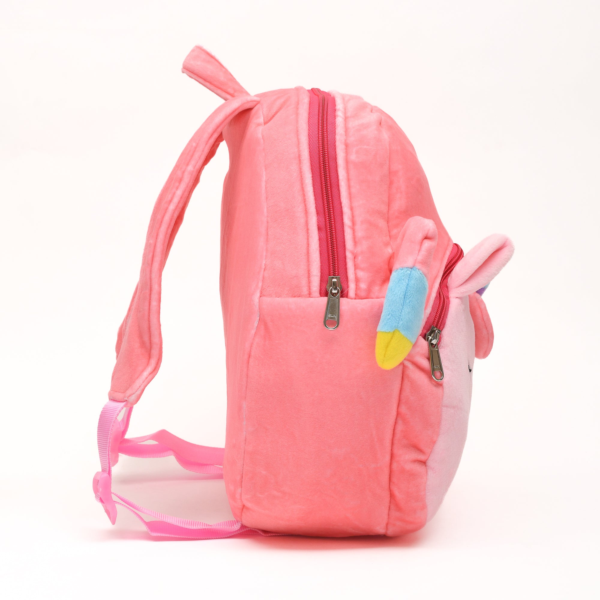 Unicorn Plush Backpack- 14inches/ Pink