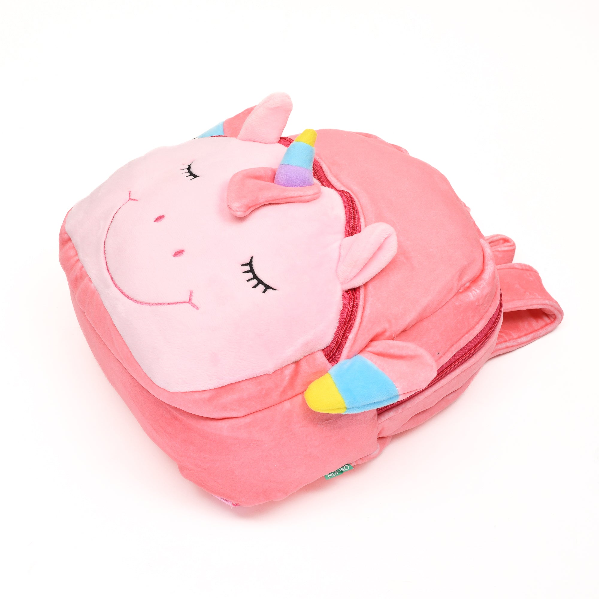 Unicorn Plush Backpack- 14inches/ Pink