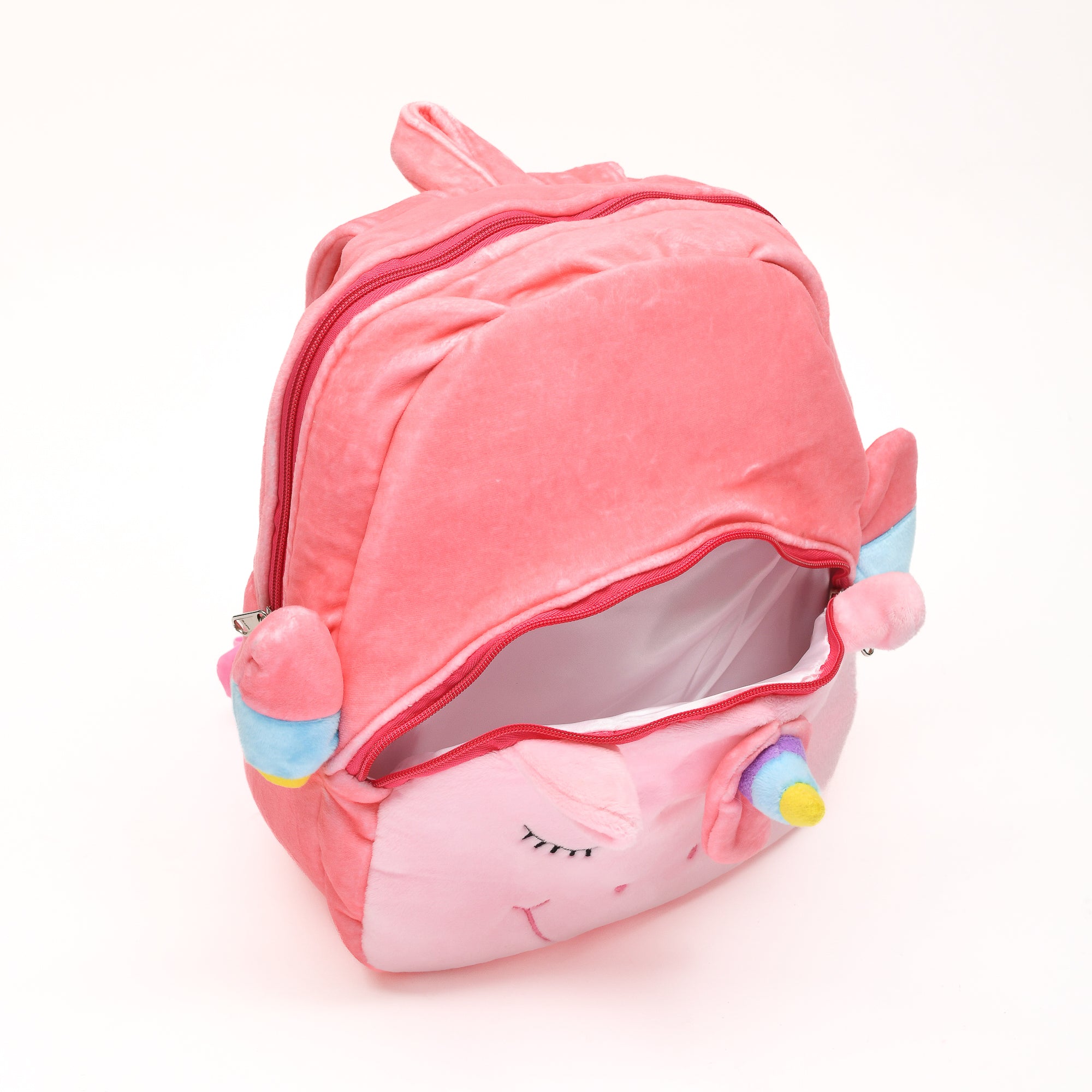 Unicorn Plush Backpack- 14inches/ Pink