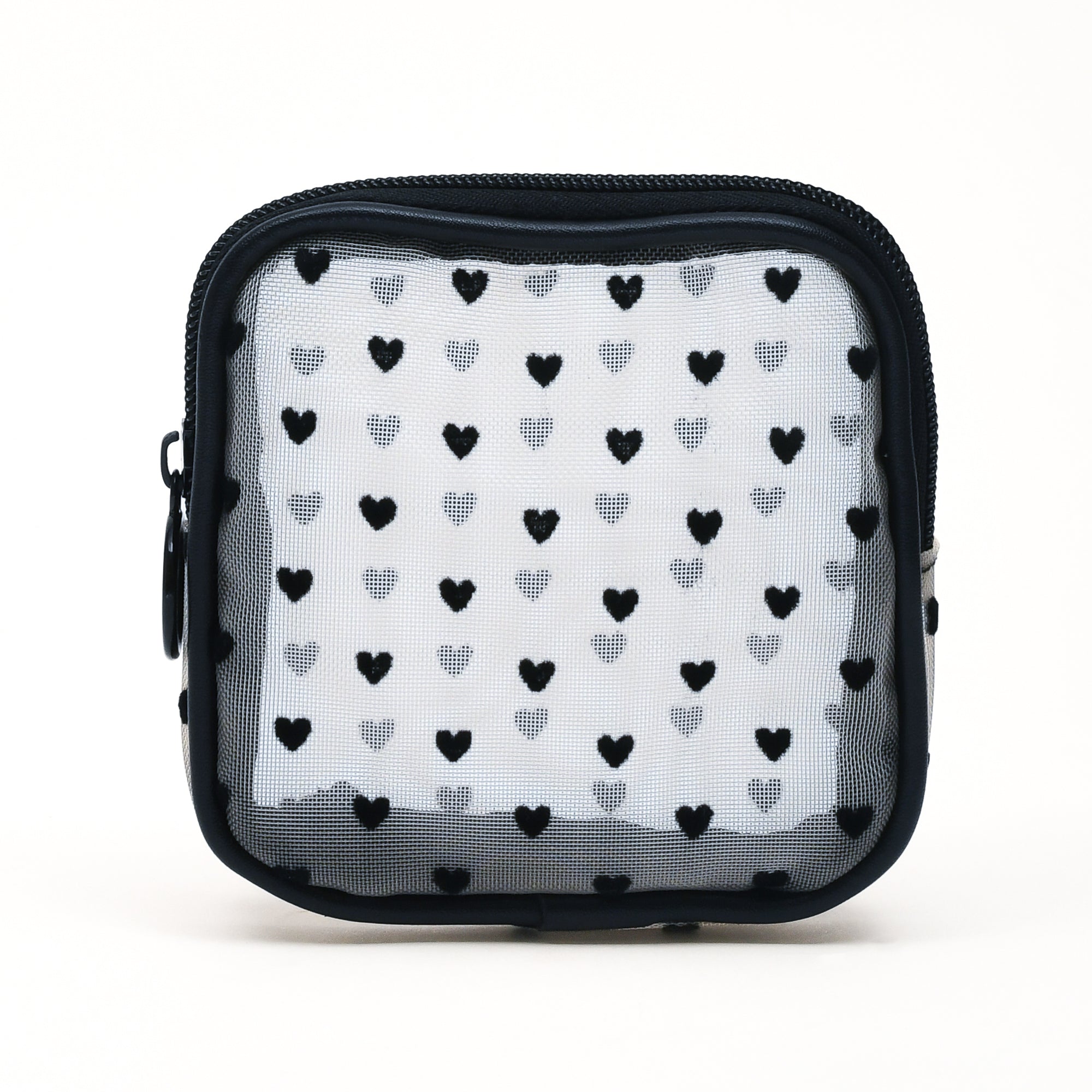 Mumuso Small Cute Pouch- Heart Designed