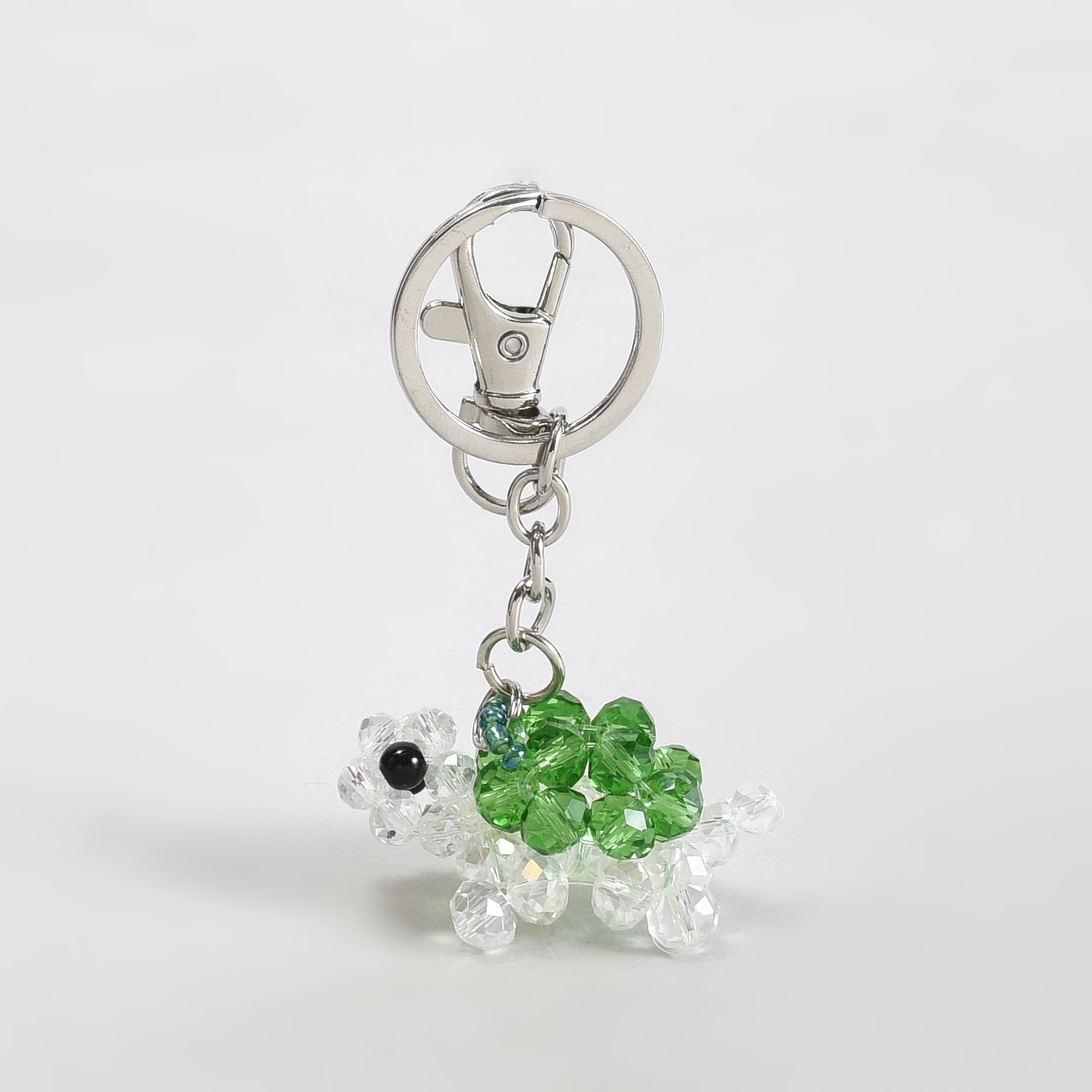 Mumuso Dazzling Crystal Keychain — Turtle