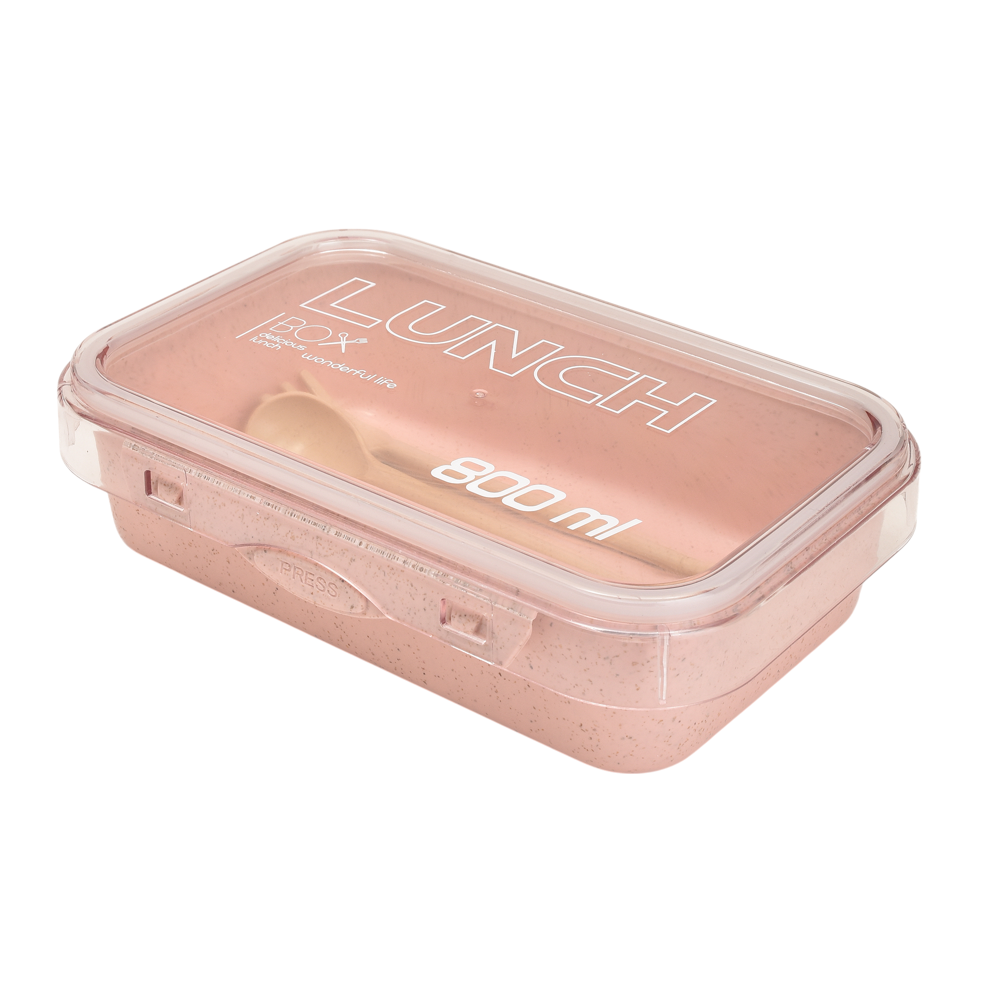 Lunch Box- Apricot & Pink
