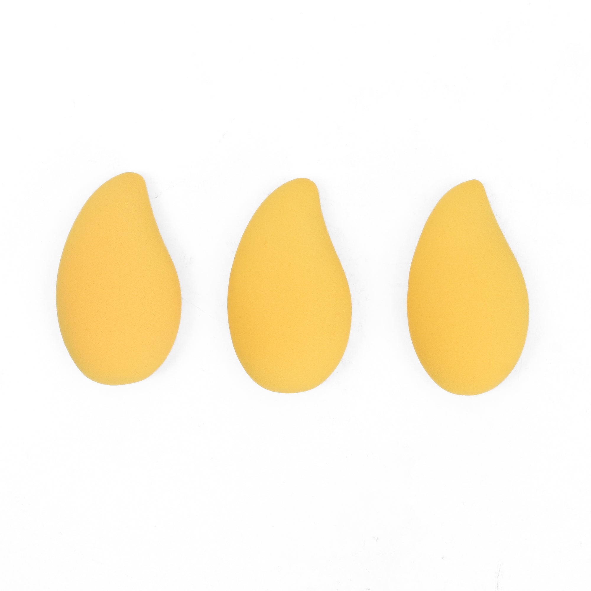 Mumuso Mango-Shaped Makeup Sponges- 3 Pack