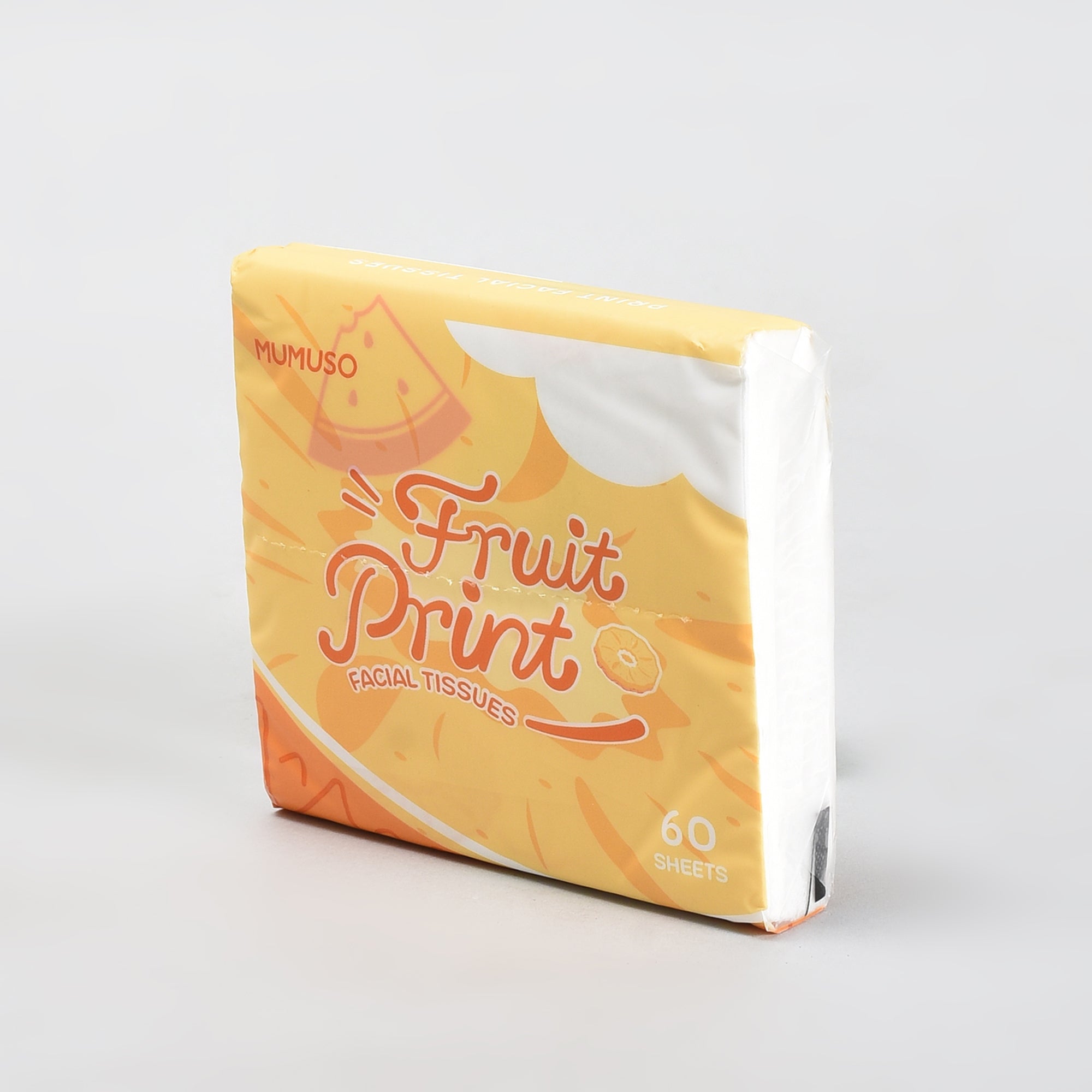 Fruit Print Facial Tissues- 60 Sheets