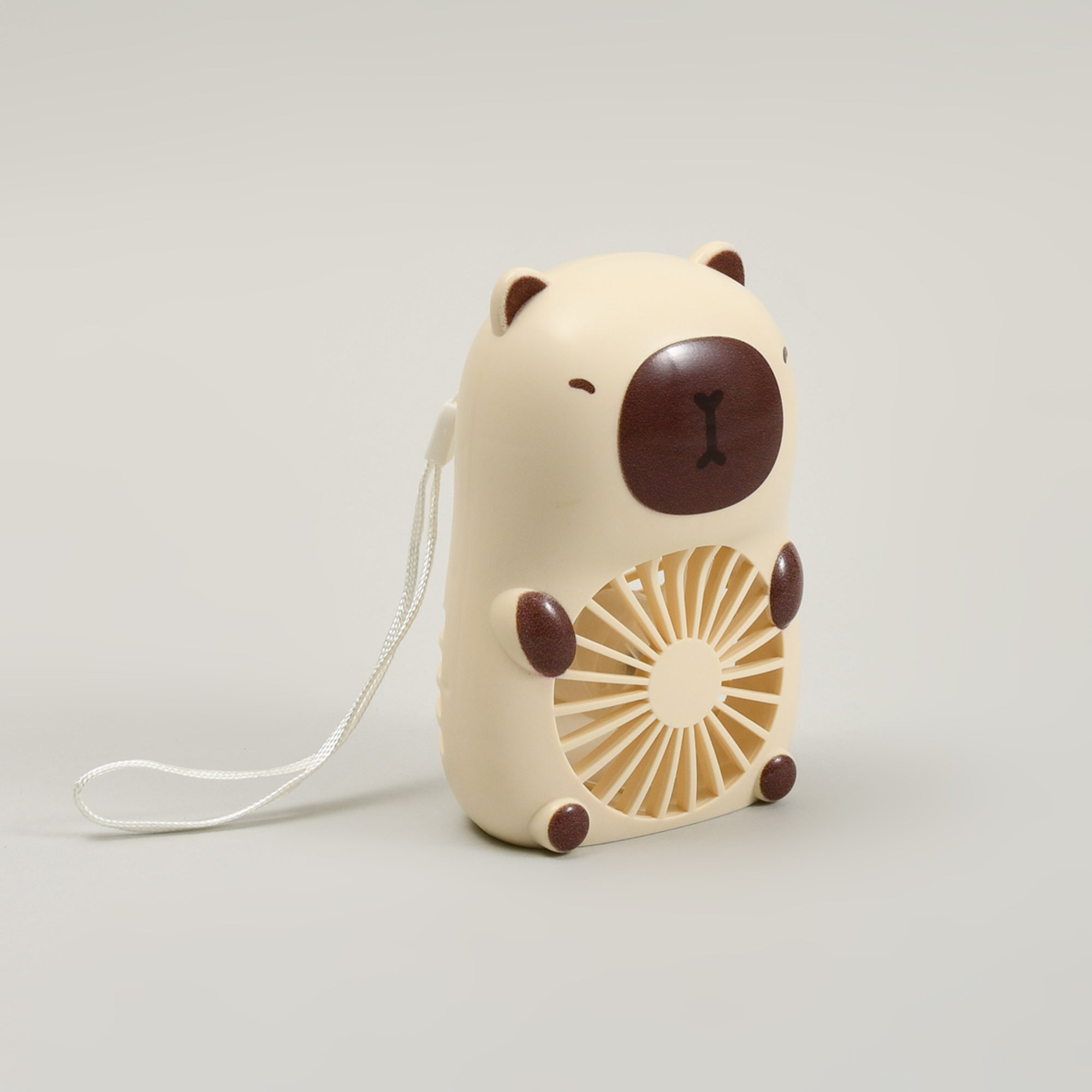 Summer Saviour! Capybara Desk Fan- Brown and Beige