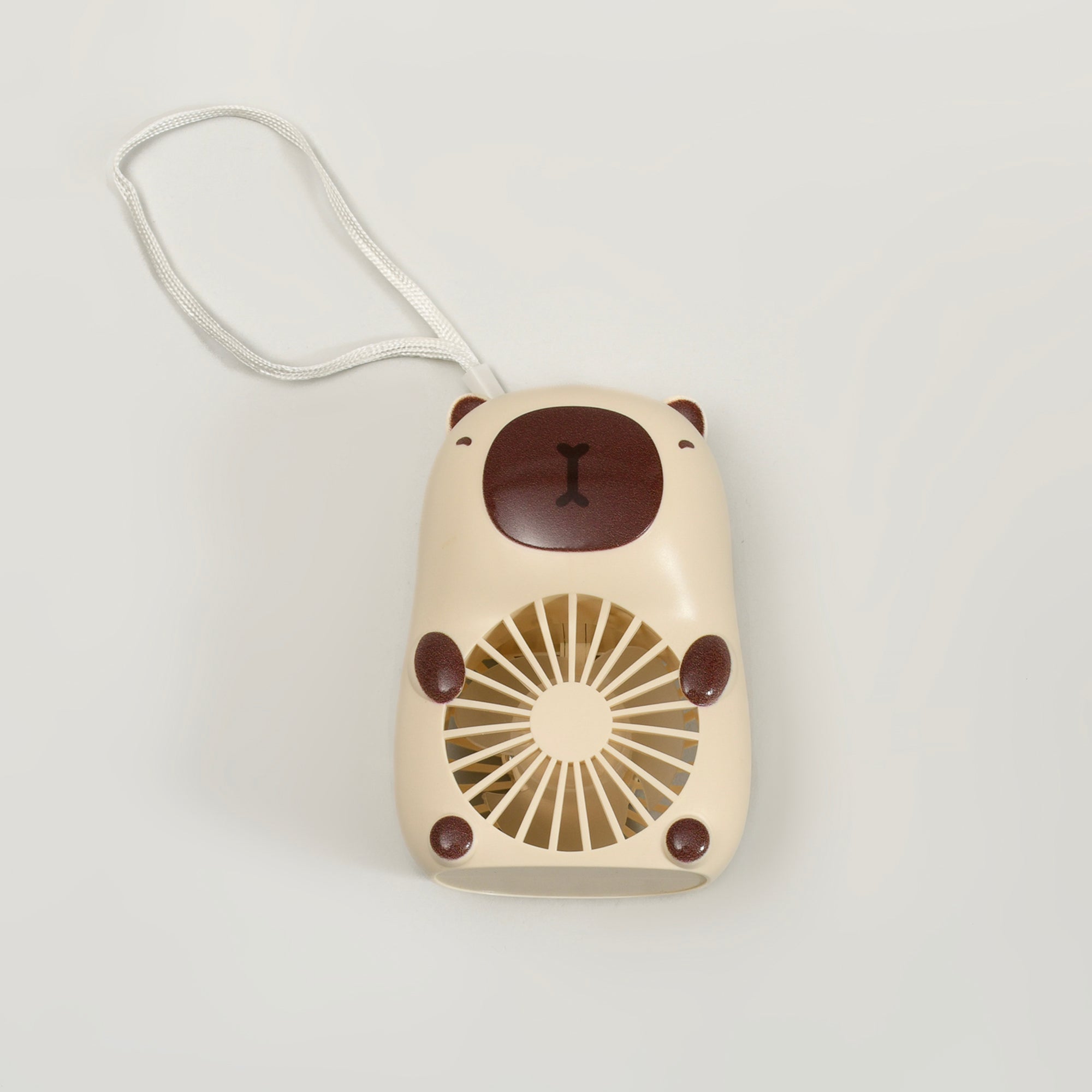 Summer Saviour! Capybara Desk Fan- Brown and Beige