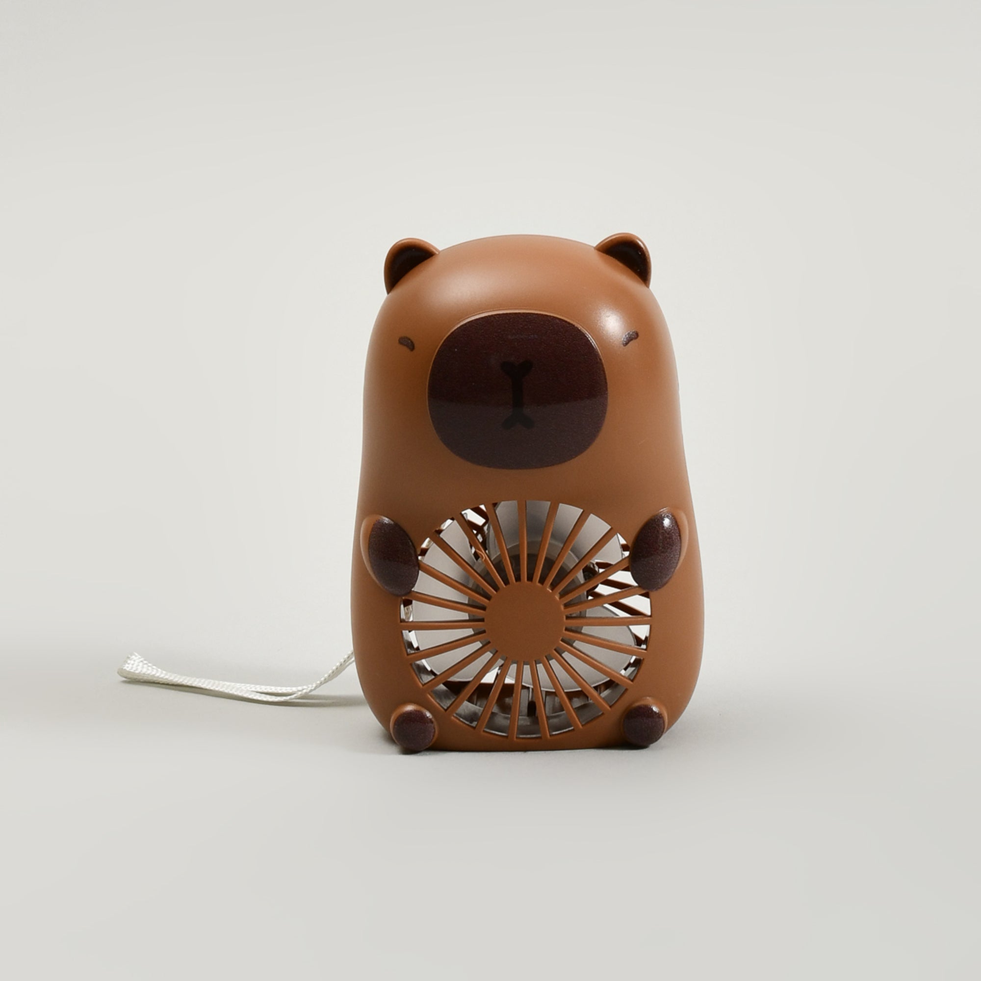 Summer Saviour! Capybara Desk Fan- Brown and Beige