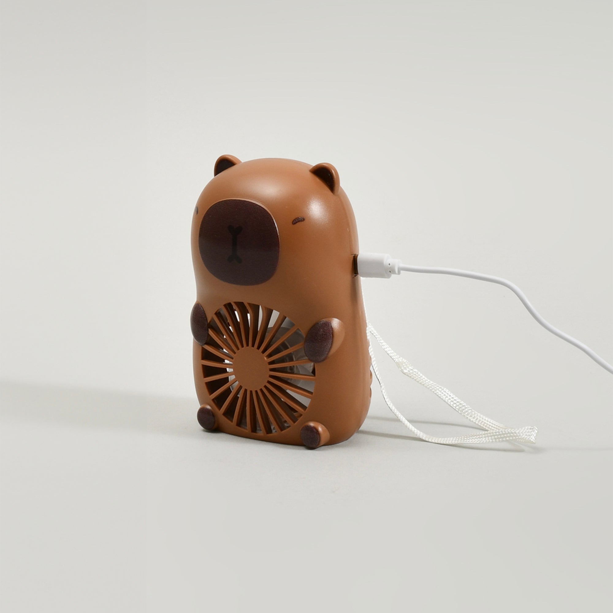 Summer Saviour! Capybara Desk Fan- Brown and Beige