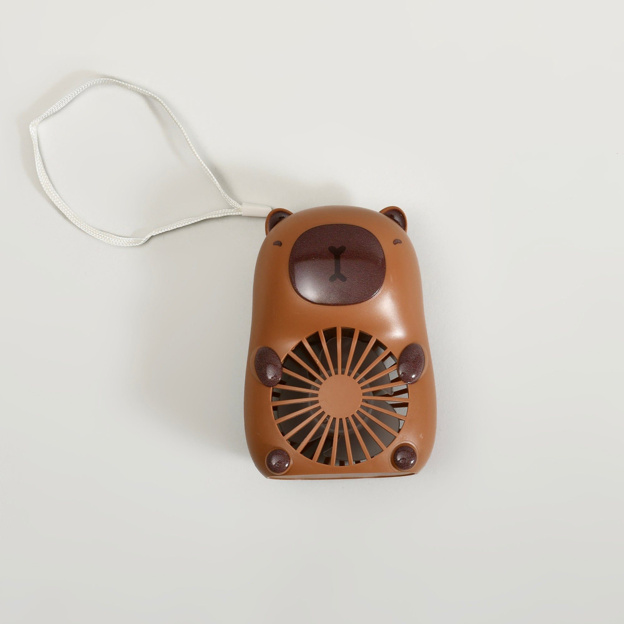 Summer Saviour! Capybara Desk Fan- Brown and Beige