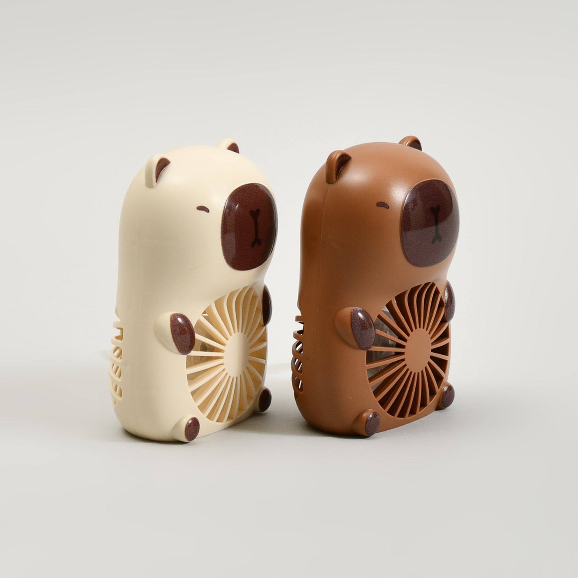 Summer Saviour! Capybara Desk Fan- Brown and Beige