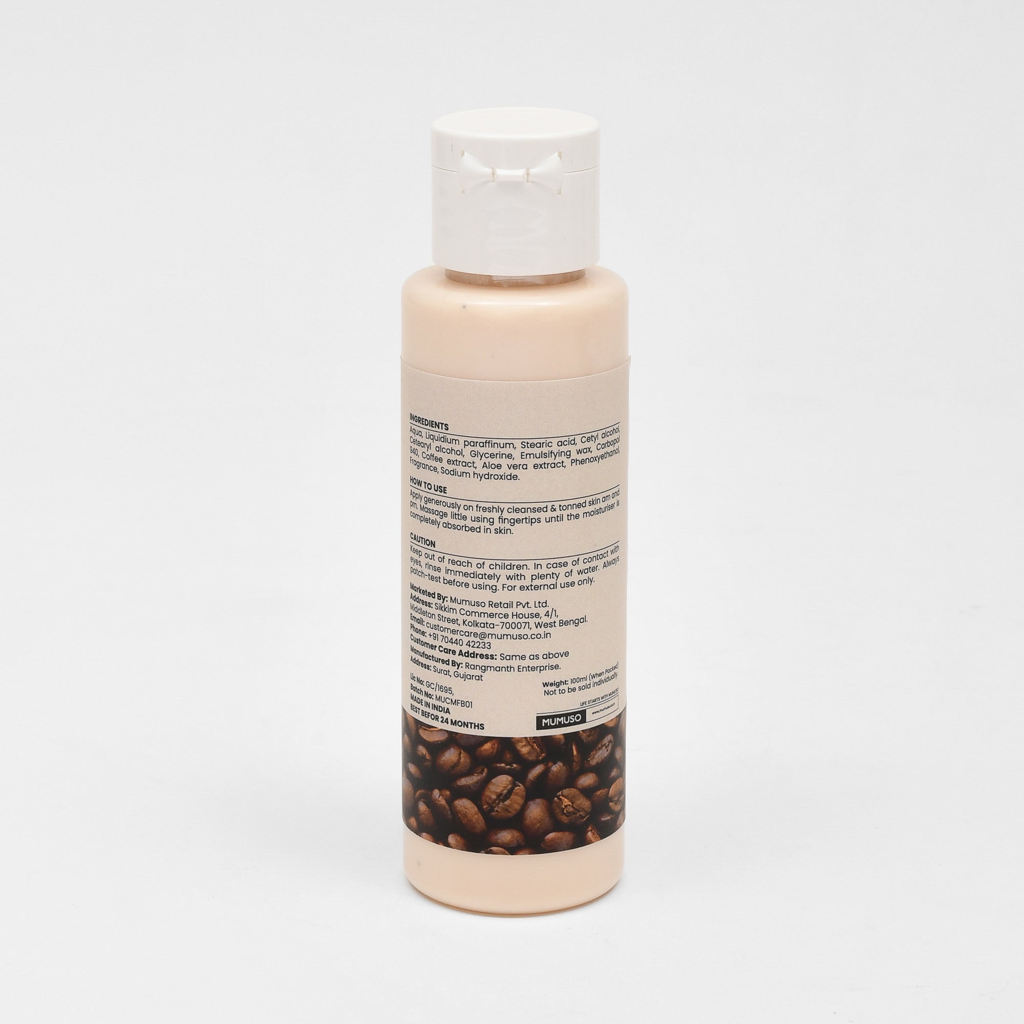 Mumuso Coffee Body Care Gift Set- 4 Products/100ml each