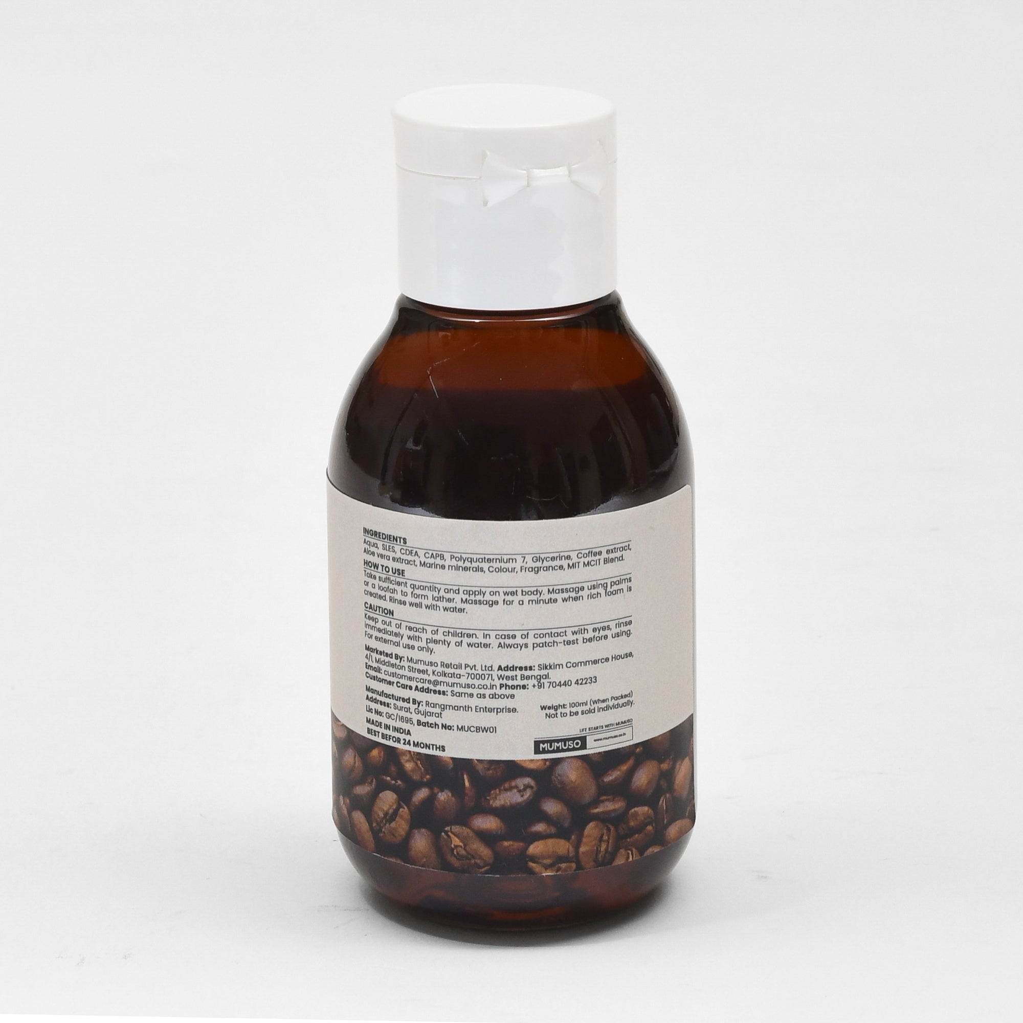 Mumuso Coffee Body Care Gift Set- 4 Products/100ml each