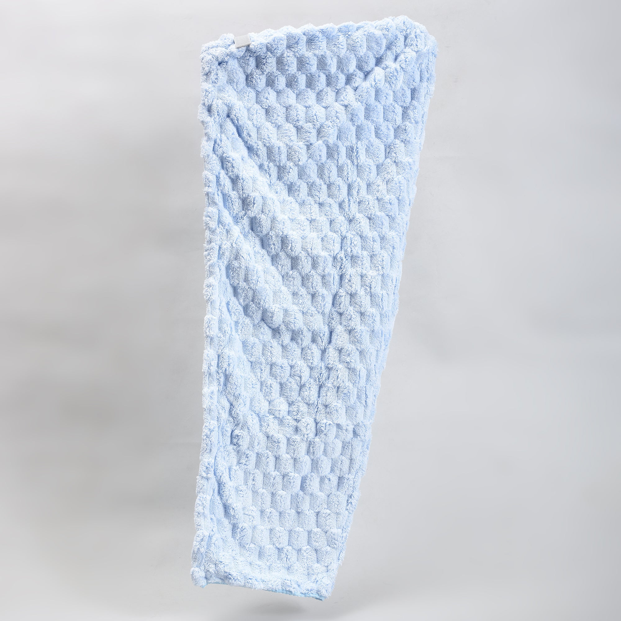 Macaron Series Oversized Hair Drying Towel — Light Blue