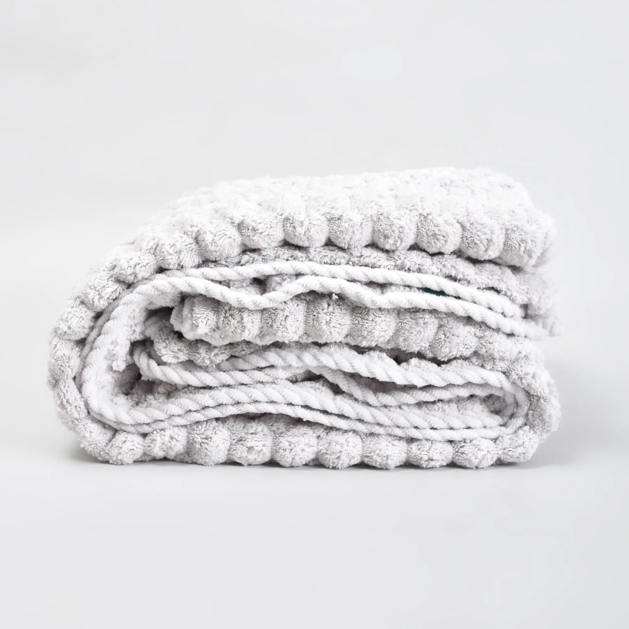 Mumuso Absorbent Oversized Bath Towel — Light Blue/ Pink/ Grey- So Soft!