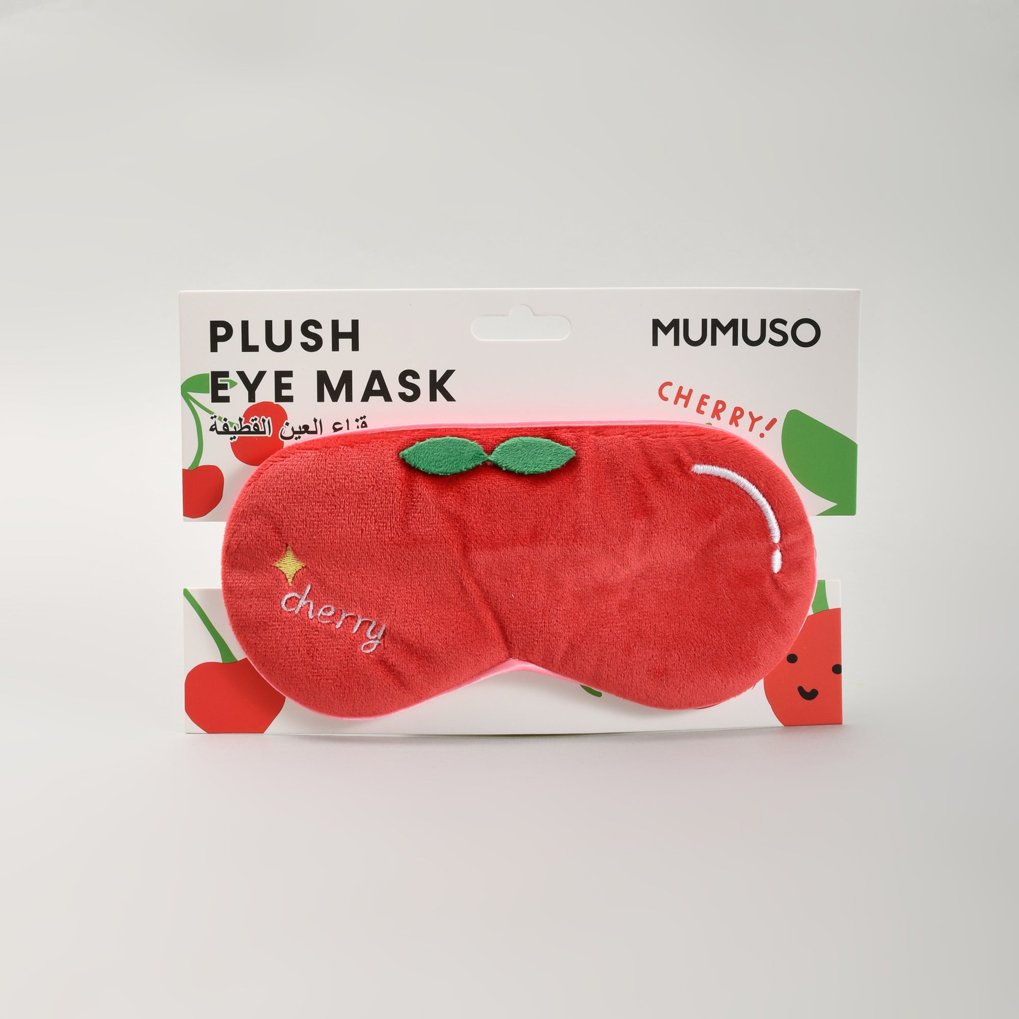 So Soft! Cherry Plush Eyemask