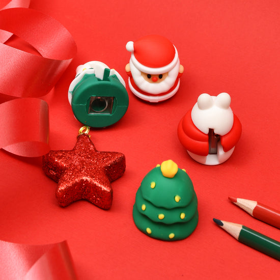 Assorted Christmas Pencil Sharpeners