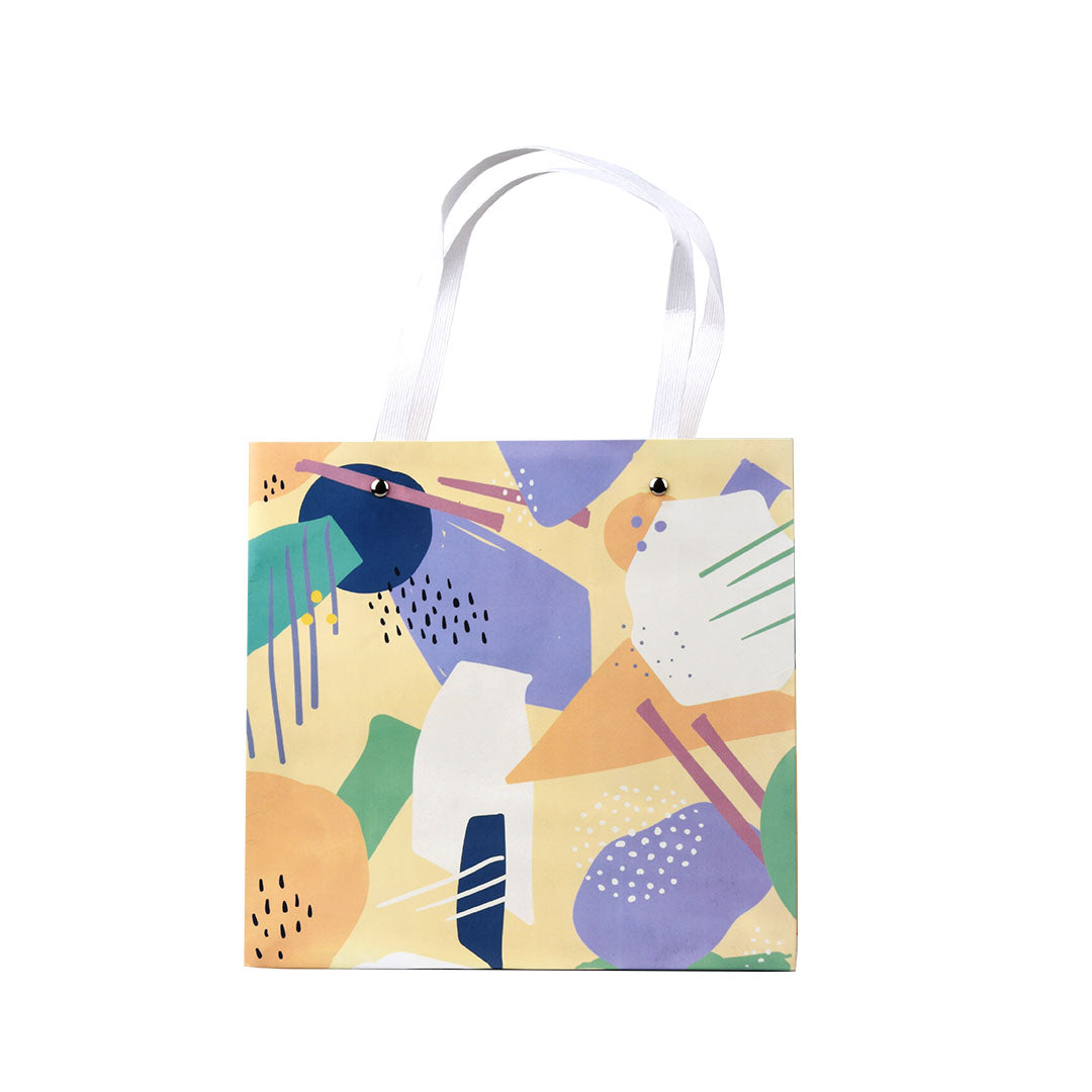Nordic Style Printed Gift Bag - Small /Multicolour Mumuso