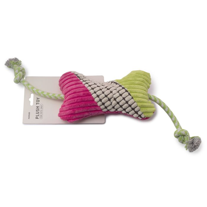 Pet Plush Toy - Pink & Green Mumuso