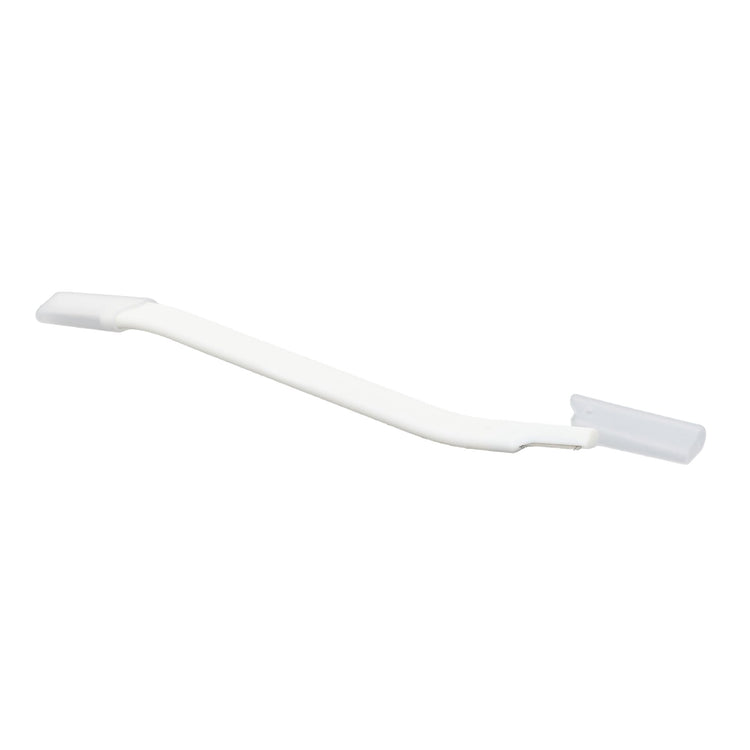 S-Shaped Dual End Eyebrow Razor - White & Pink Mumuso