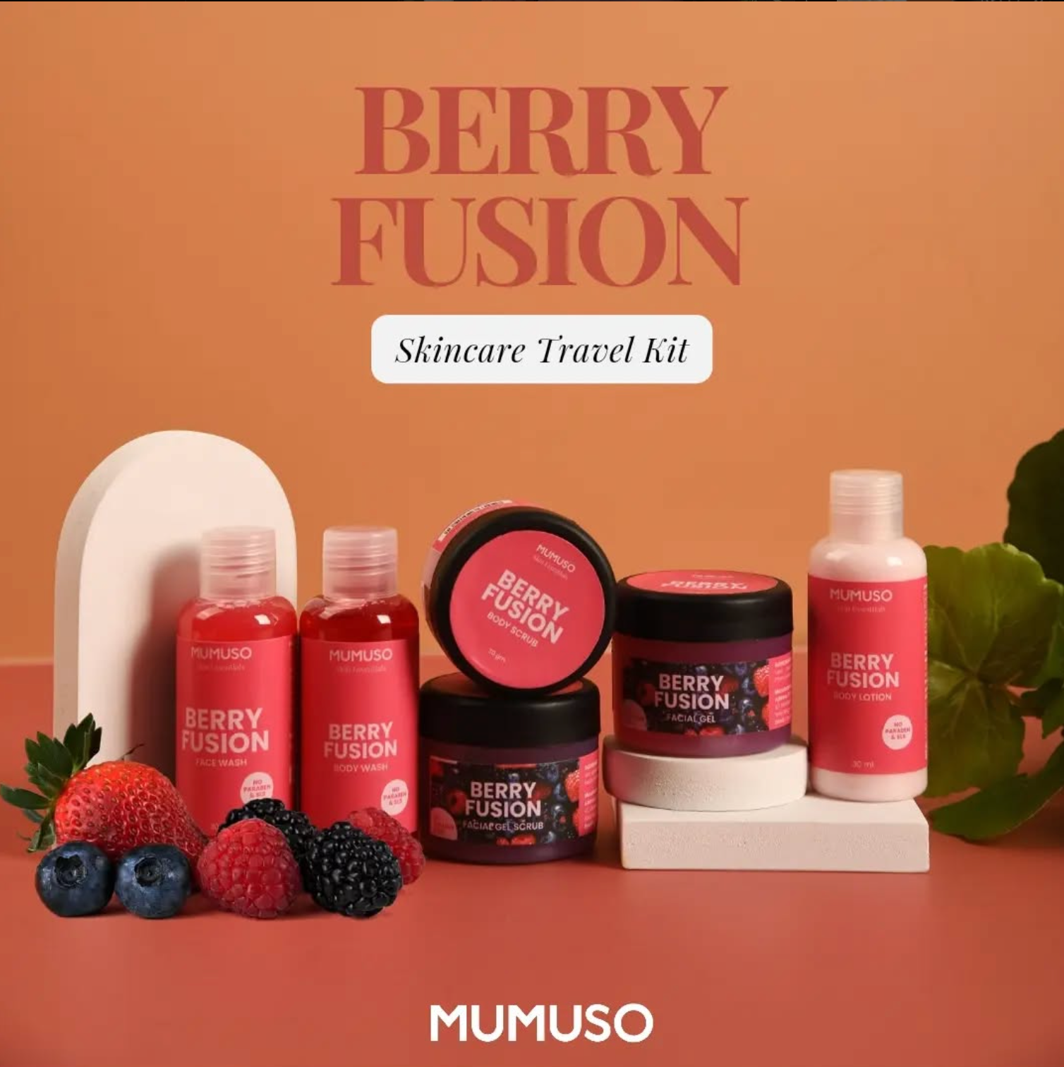 Wanderlust Travel Kit - Berry