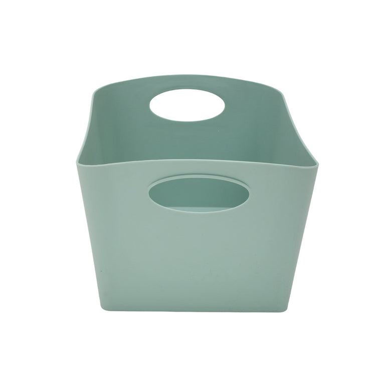 Stylish Large Green Storage Basket Mumuso