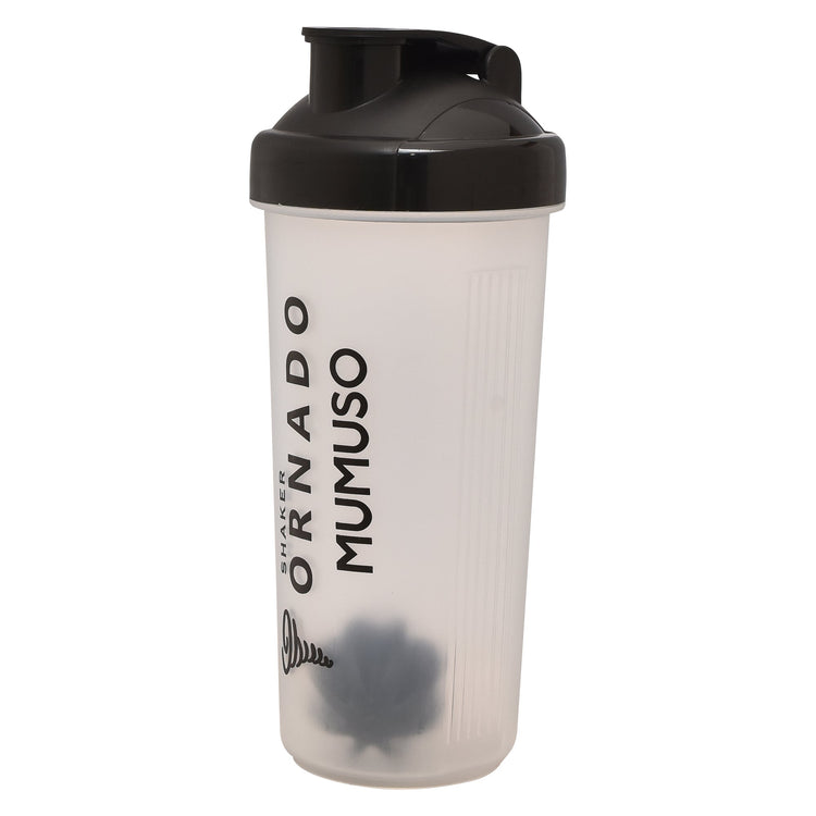 Tornado Shaker Bottle with Blender Ball- Black Mumuso