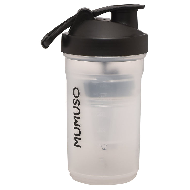 Ultra Power Shaker Bottle 3 in 1 - Black Mumuso