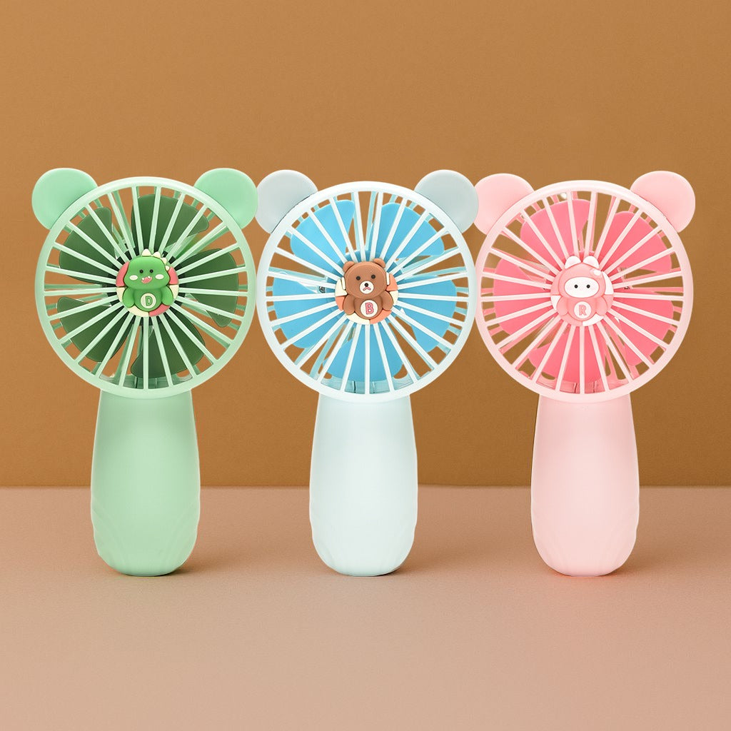 Mini Cute Electric Handheld Fan- Blue/Pink/Green