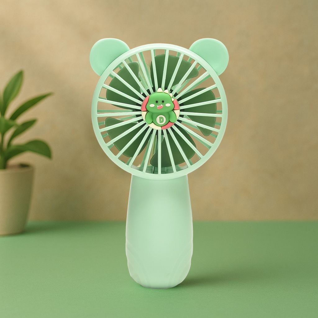 Mini Cute Electric Handheld Fan- Blue/Pink/Green