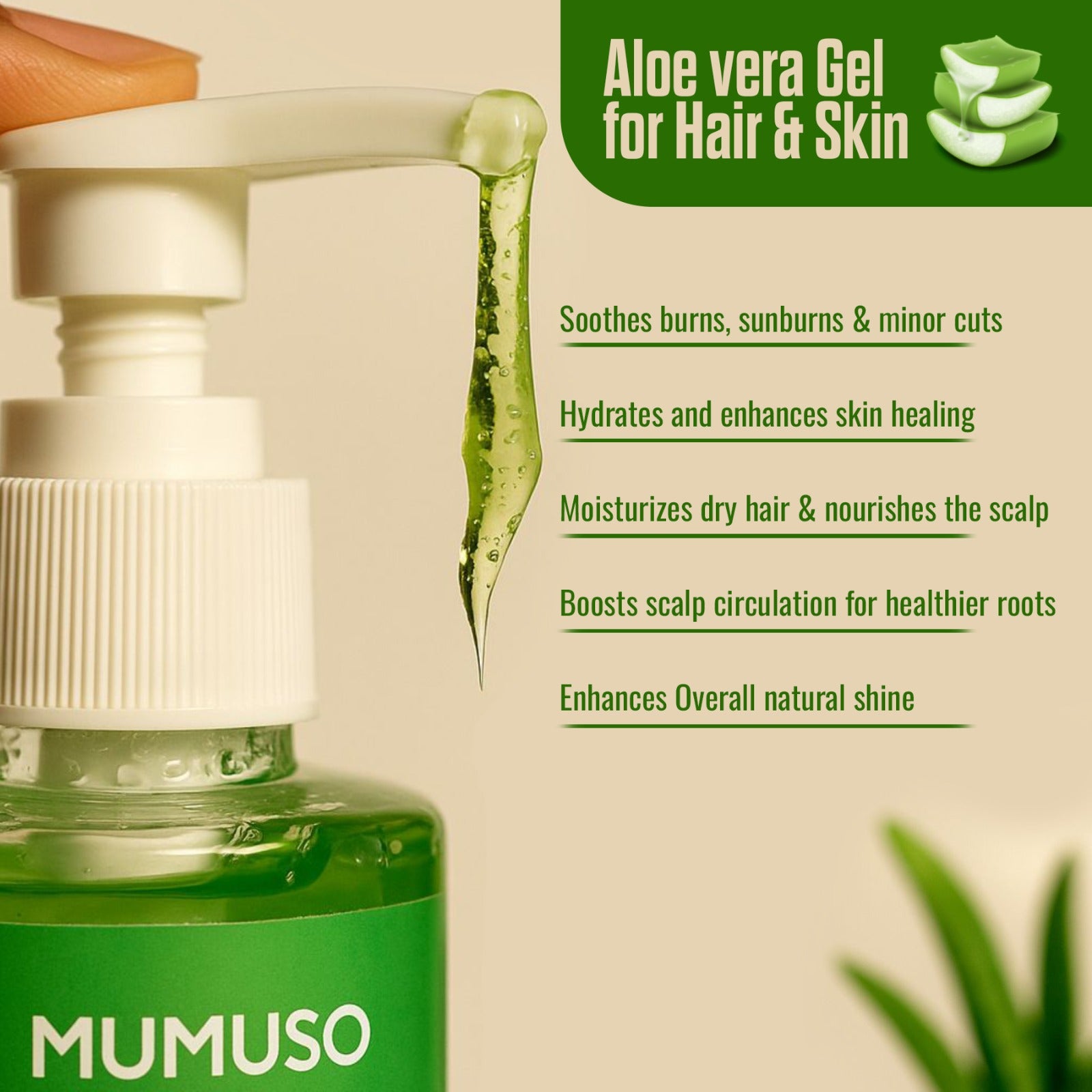 Multipurpose Aloe-Vera Gel with Vitamin E - 200 ml